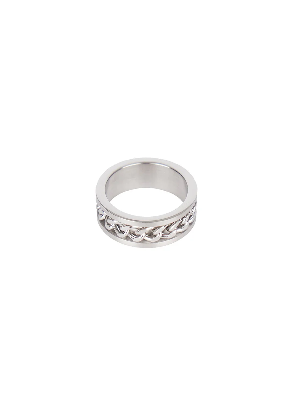 Men's Two-Tone Chain Ring IY508 - Image 13