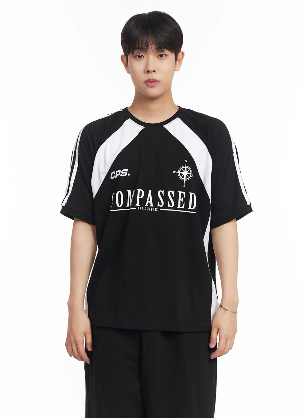 Men's Two-Tone T-Shirt IA529 - Image 13