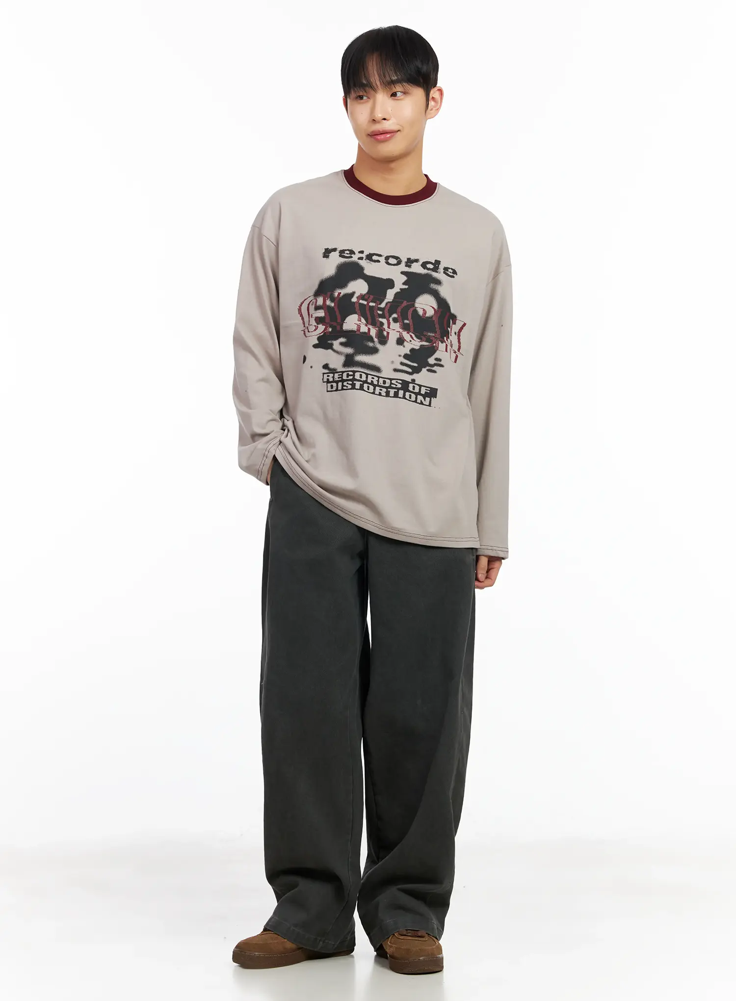 Men's Utility Pocket Wide Leg Pants IM516 - Image 12