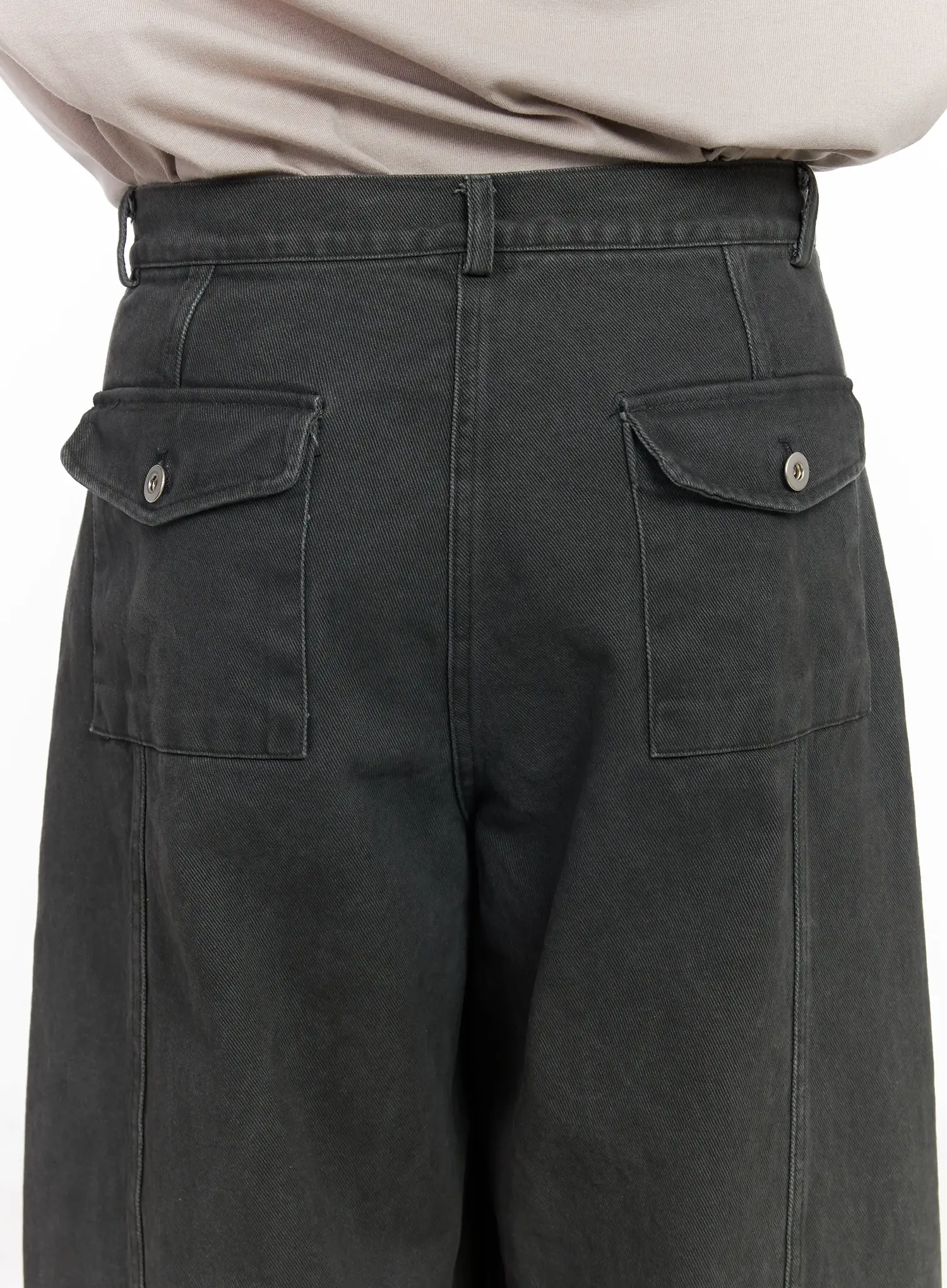 Men's Utility Pocket Wide Leg Pants IM516 - Image 2