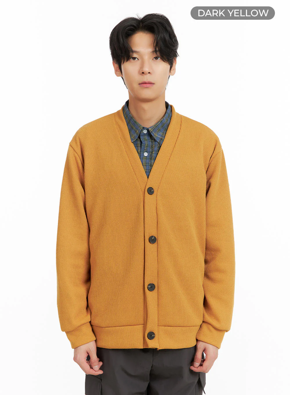 Men's V-Neck Buttoned Sweater IA402 - Image 8