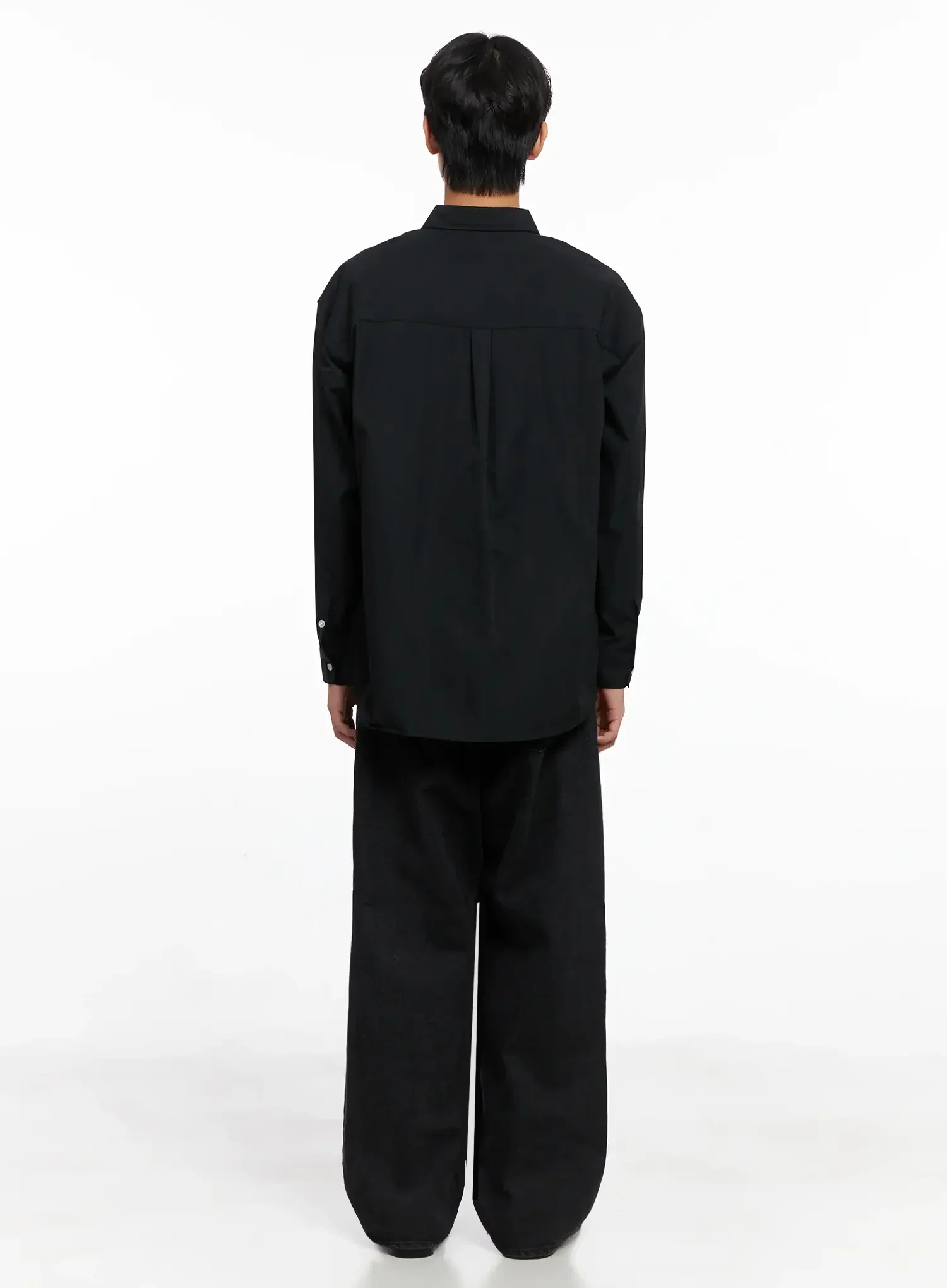 Men's Vintage Black Jeans IO516 - Image 11