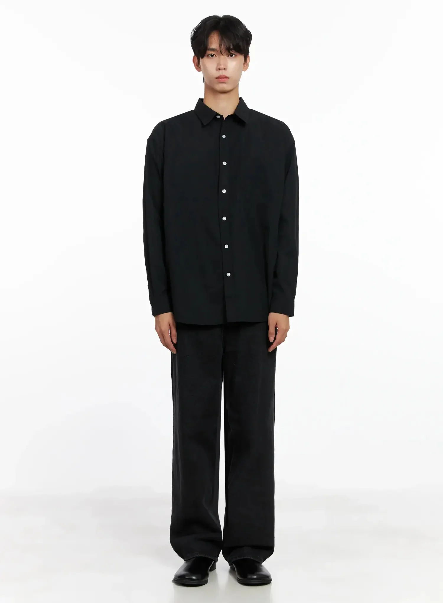 Men's Vintage Black Jeans IO516 - Image 8