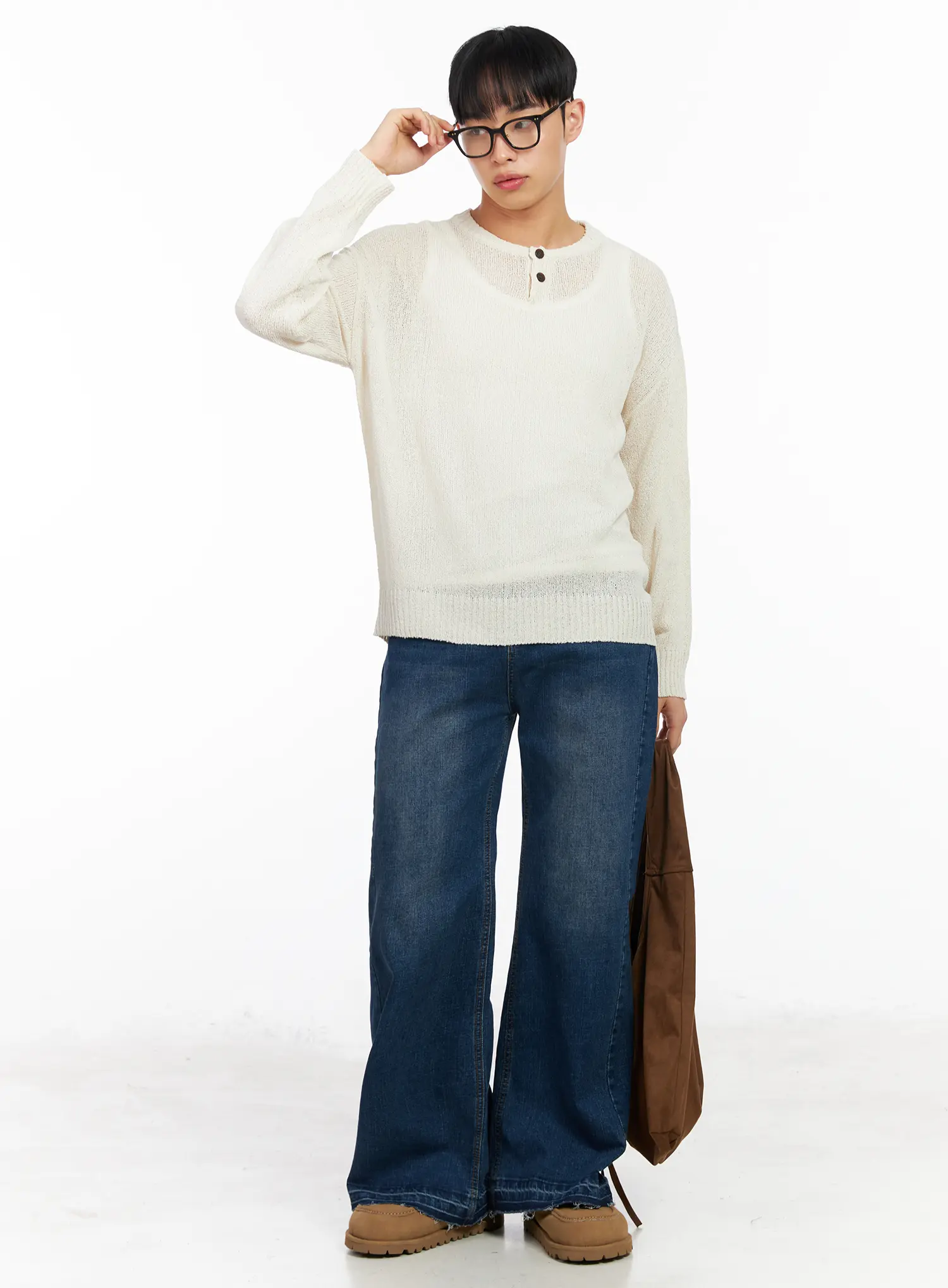Men's Vintage Flare Jeans IA502 - Image 3