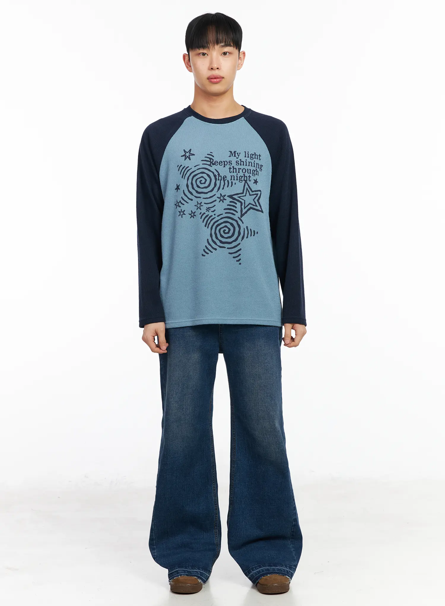 Men's Vintage Flare Jeans IA502 - Image 5