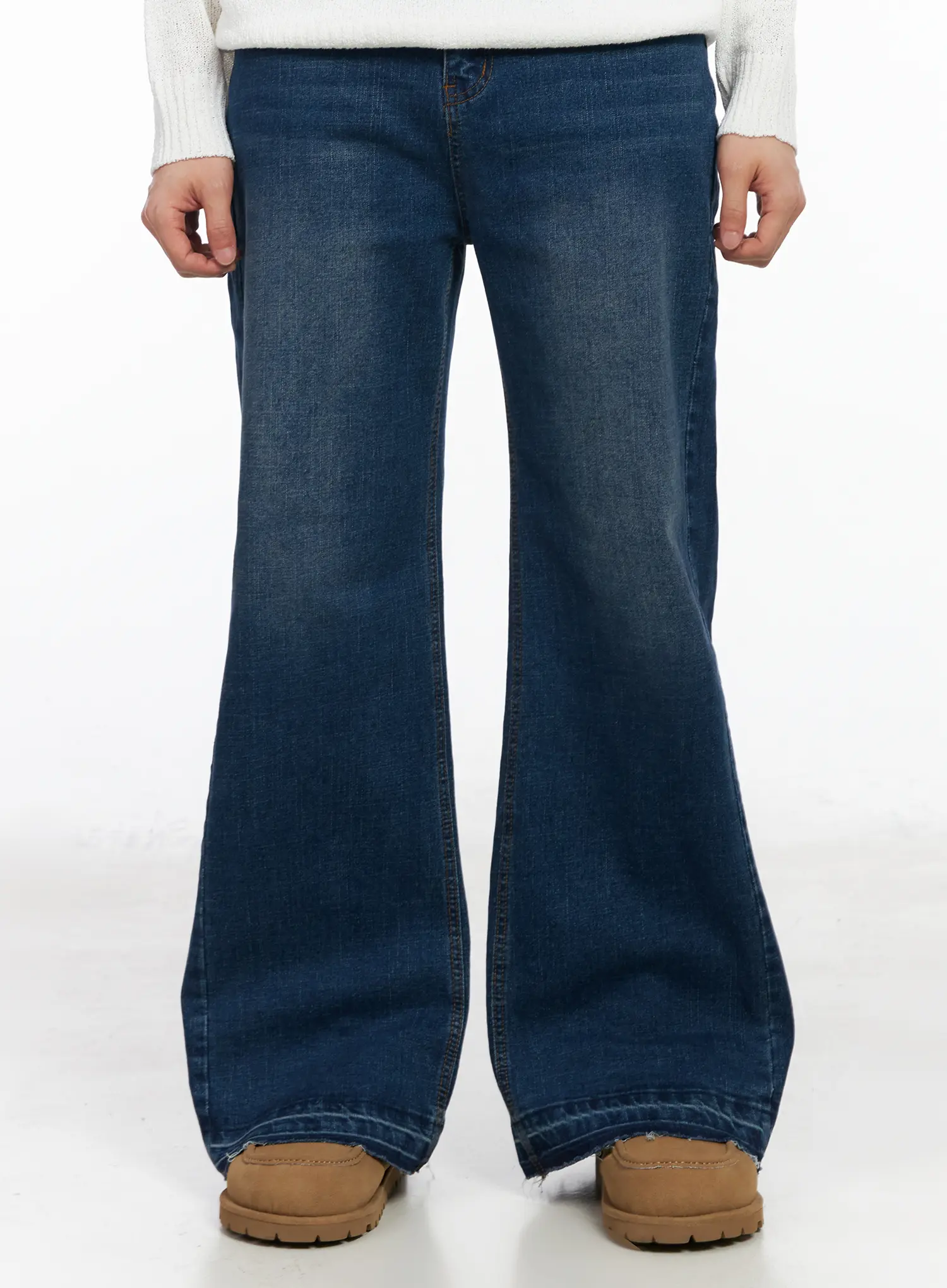 Men's Vintage Flare Jeans IA502 - Image 6