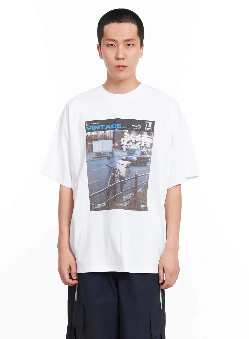Men's Vintage Graphic T-Shirt IU512 - Image 14
