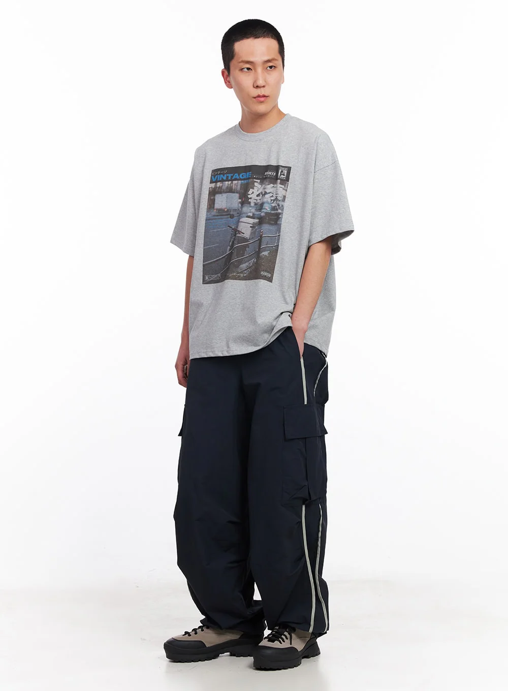 Men's Vintage Graphic T-Shirt IU512 - Image 2