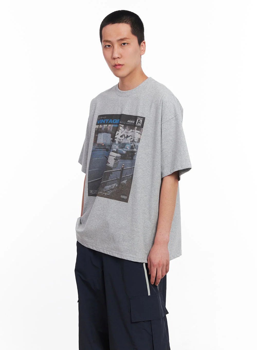 Men's Vintage Graphic T-Shirt IU512 - Image 3