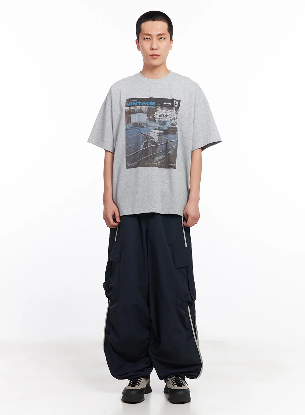Men's Vintage Graphic T-Shirt IU512 - Image 6