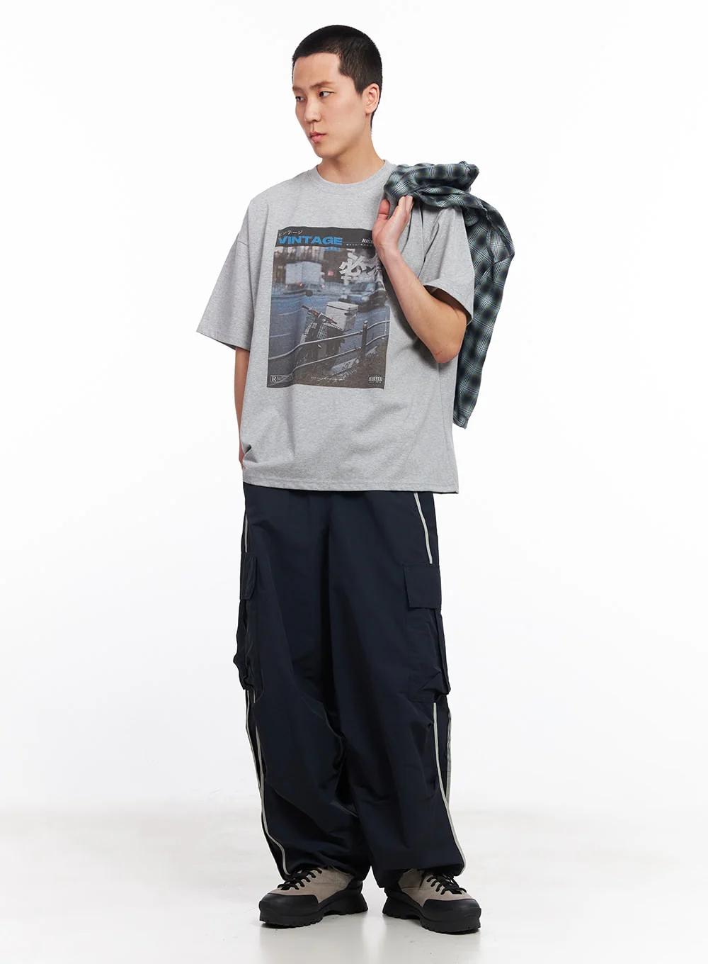 Men's Vintage Graphic T-Shirt IU512 - Image 9
