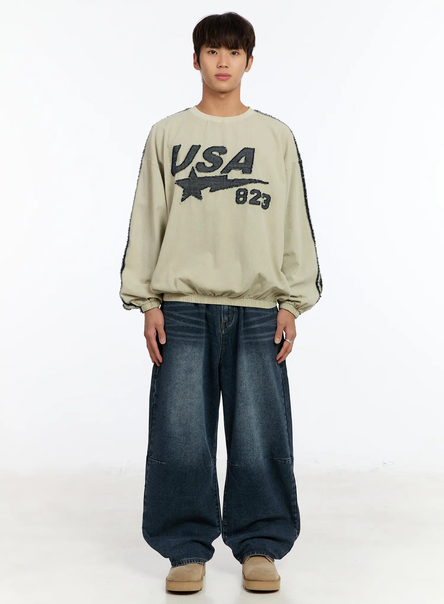 Men's Vintage USA Pigment Sweatshirt IM530 - Image 3