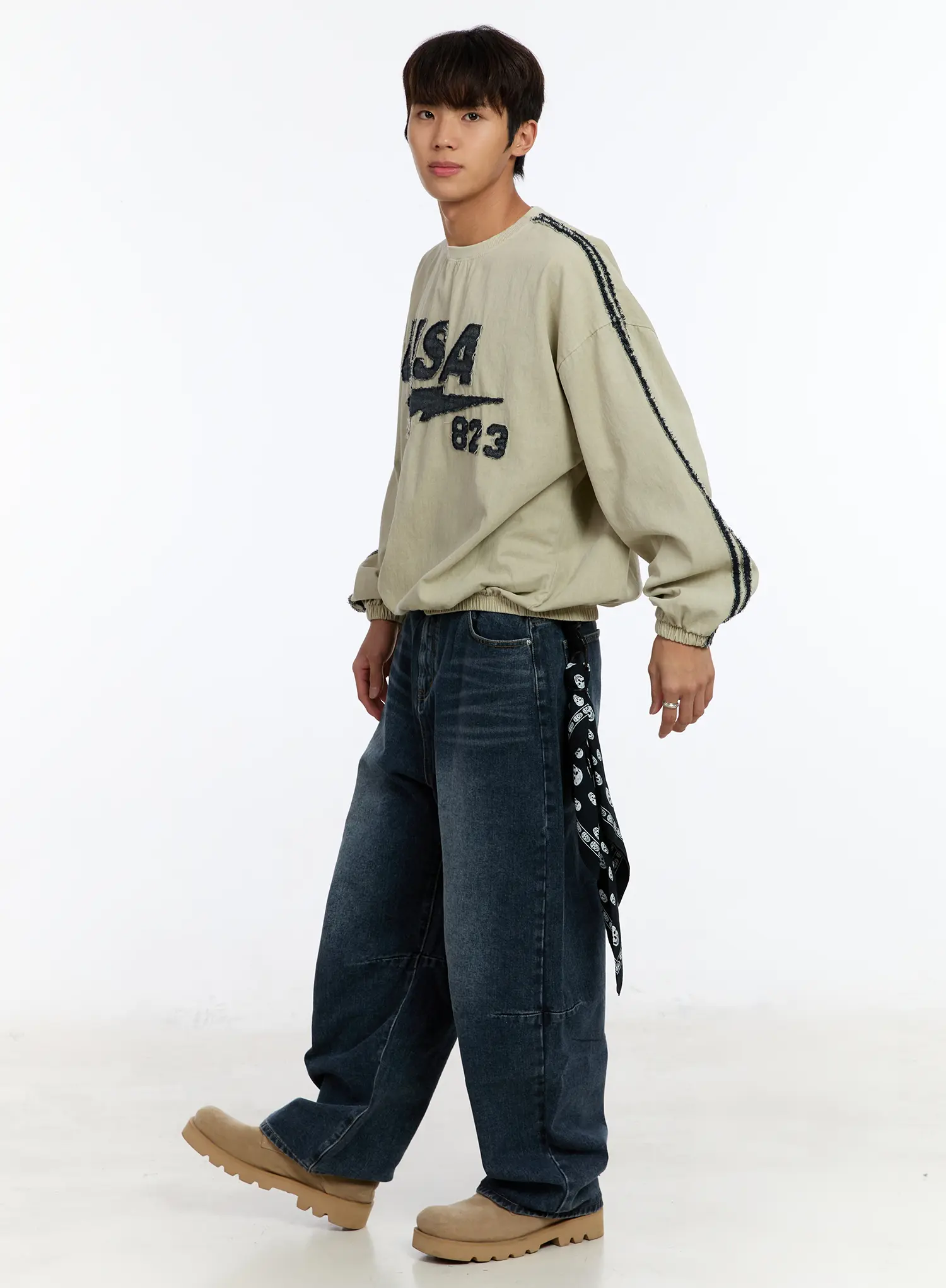 Men's Vintage USA Pigment Sweatshirt IM530 - Image 7