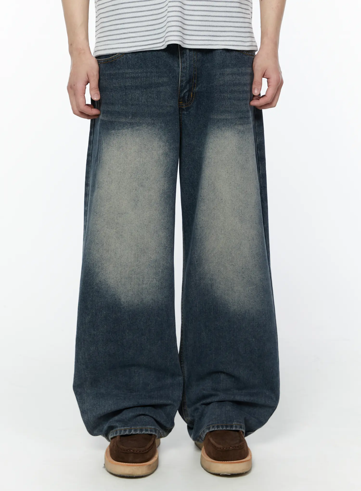 Men's Vintage Wash Jeans IA530