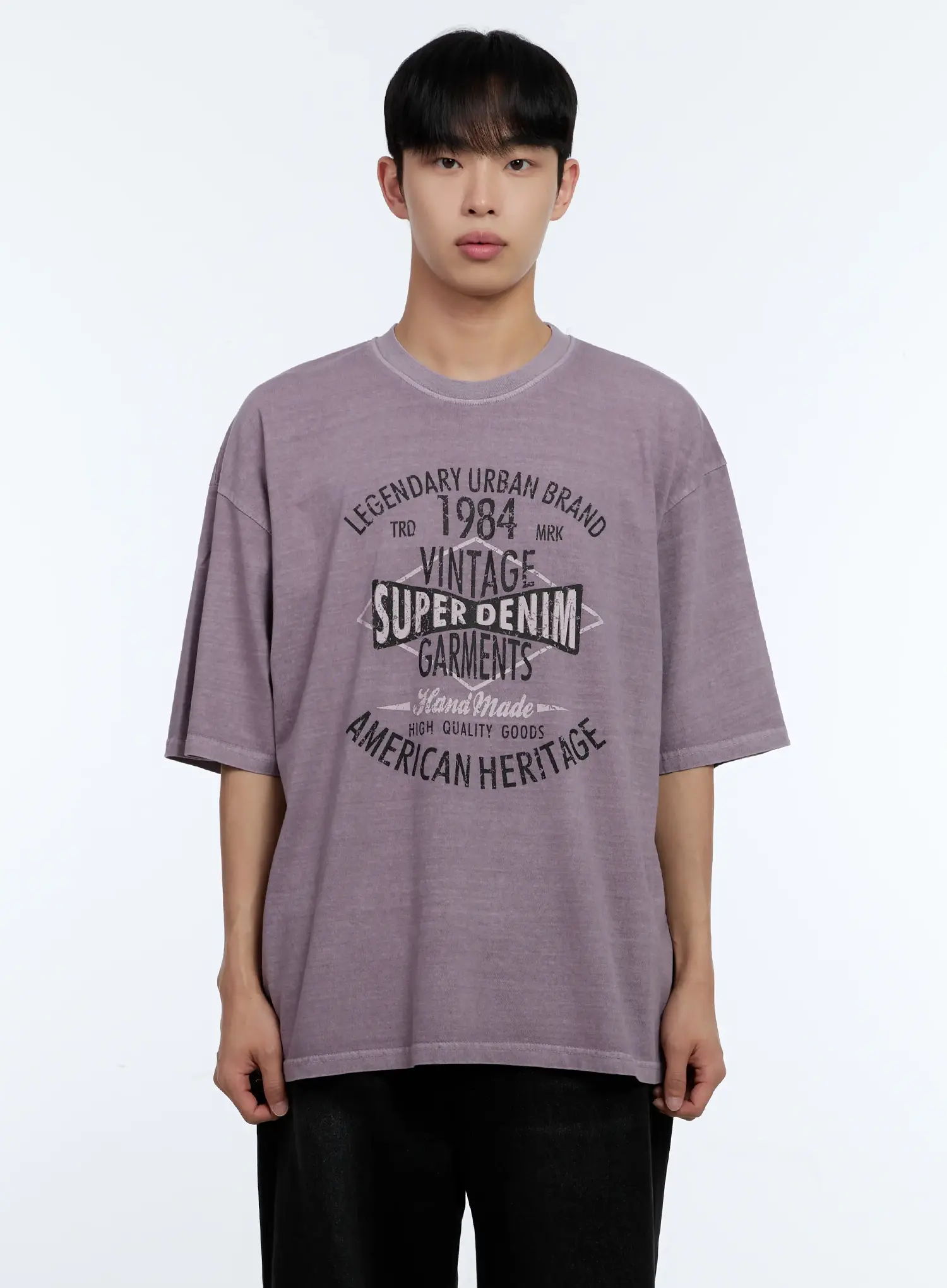Men's Vintage-Wash Tee IL515 - Image 11
