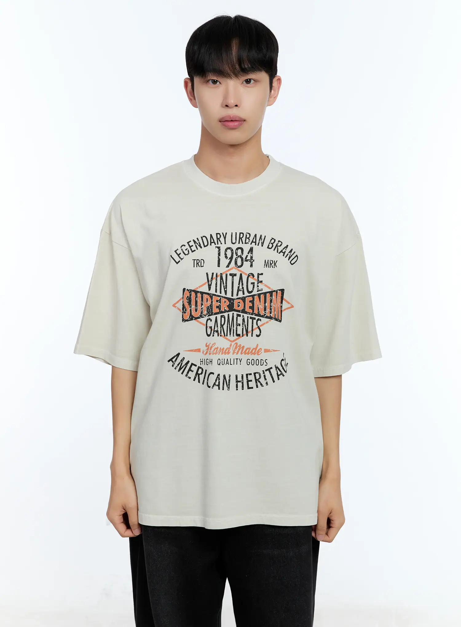 Men's Vintage-Wash Tee IL515 - Image 12