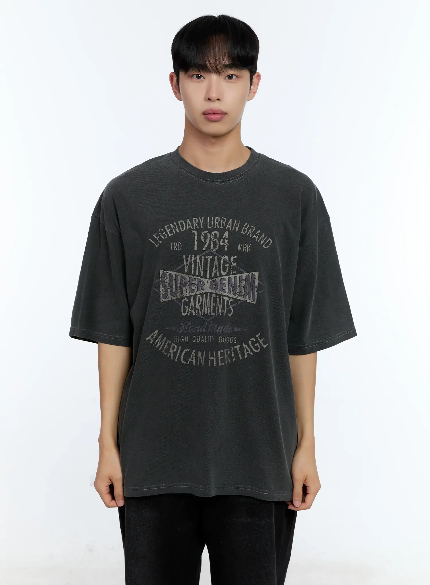 Men's Vintage-Wash Tee IL515 - Image 13