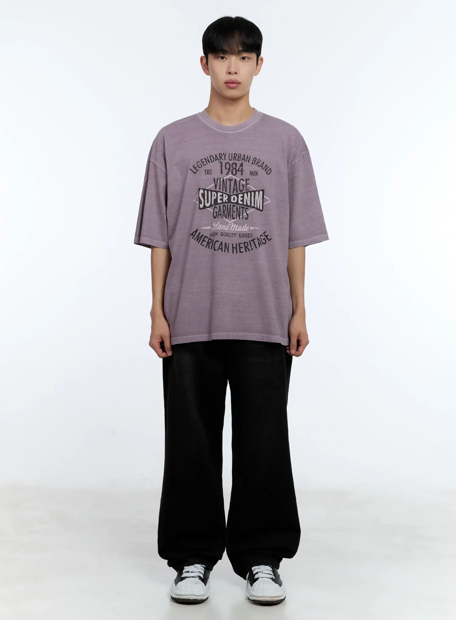 Men's Vintage-Wash Tee IL515 - Image 3