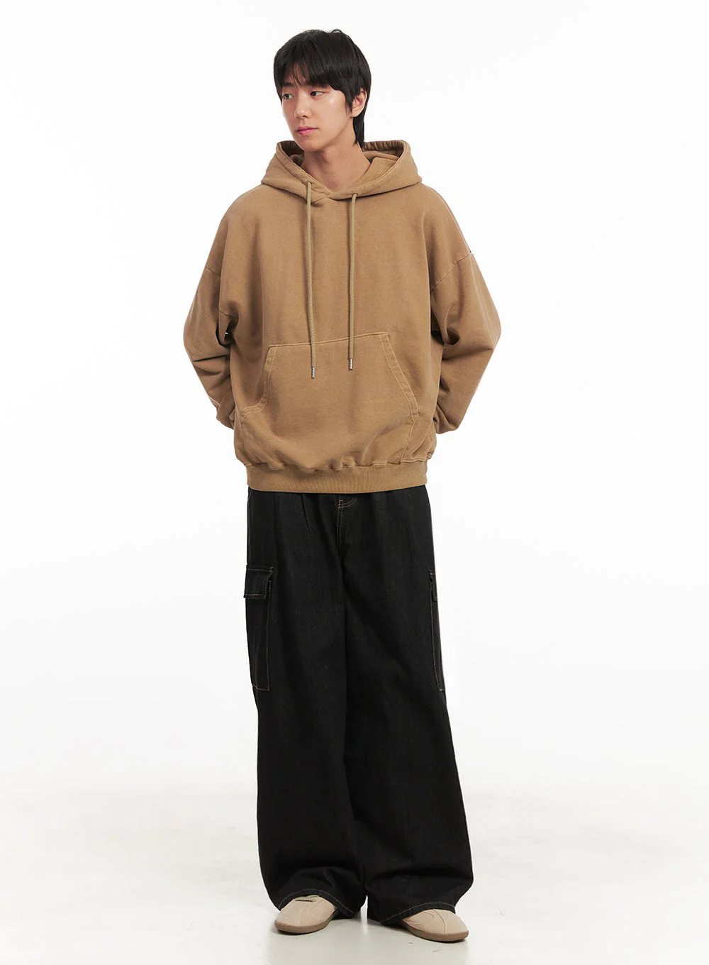 Men's Vintage Washed Hoodie IA510 - Image 2