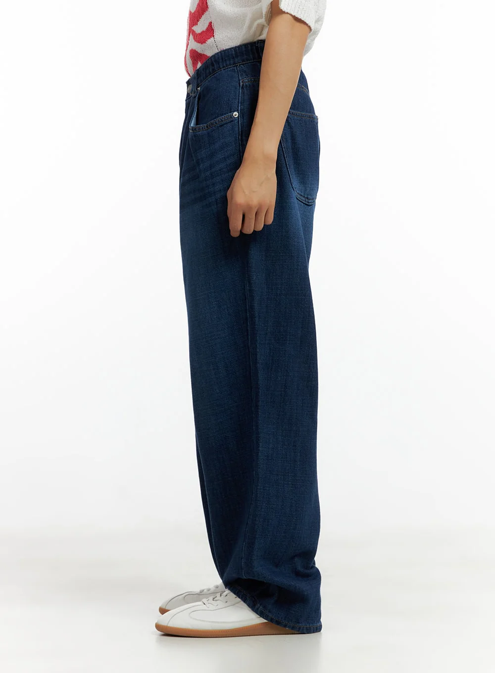 Men's Washed Cotton Denim Jeans CL429 - Image 4