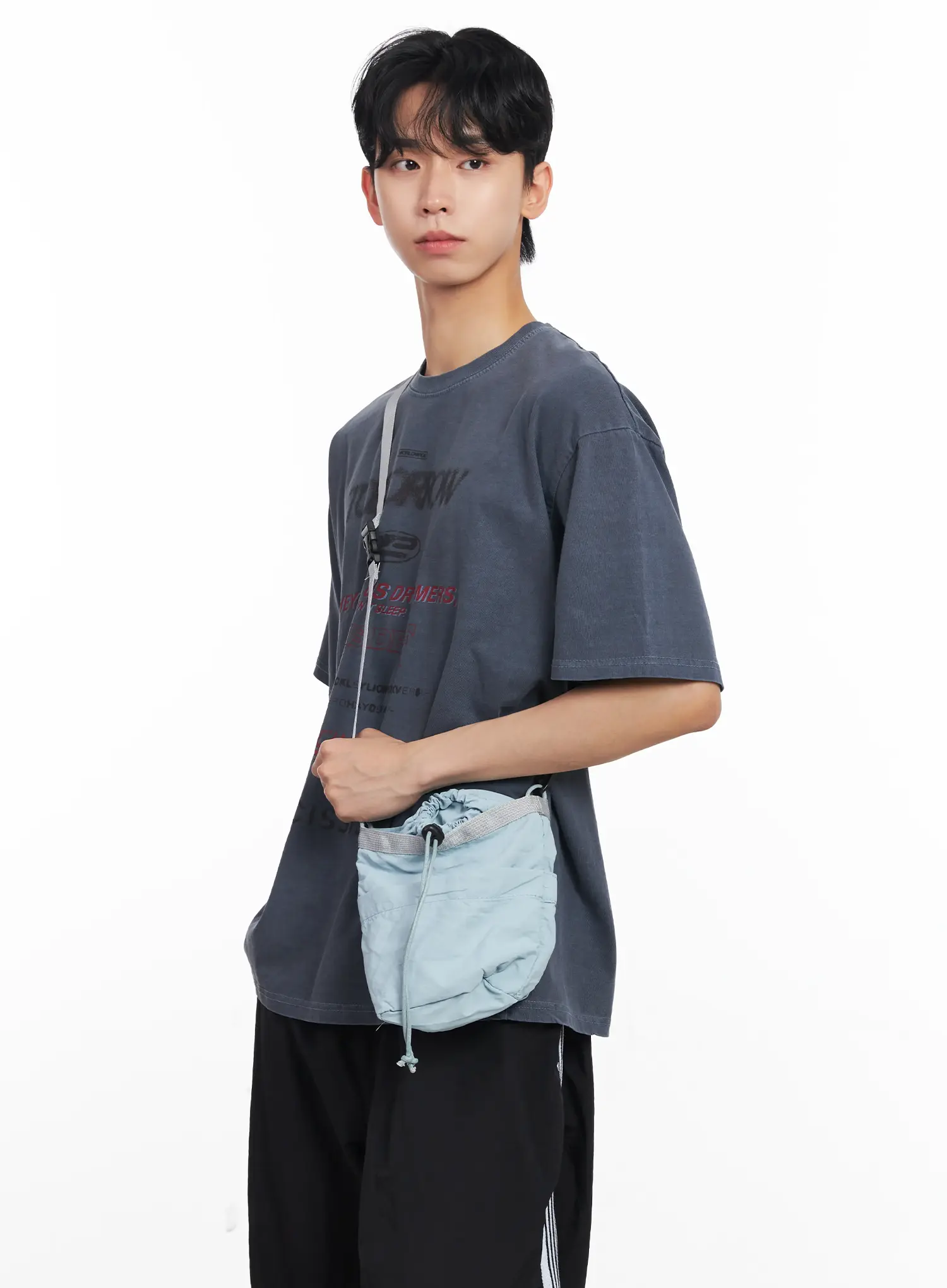 Men's Washed Graphic Tee IL501 - Image 10