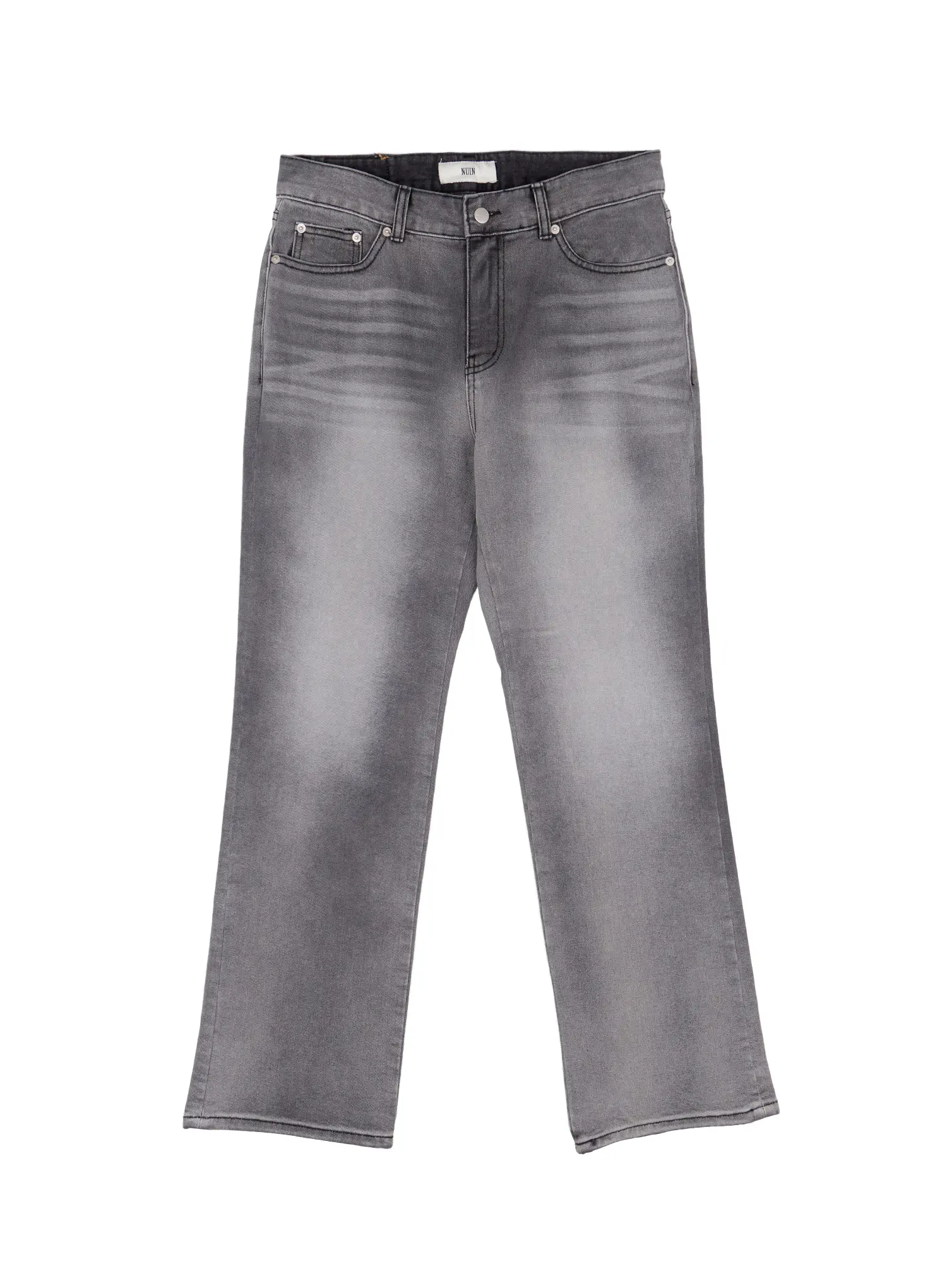 Men's Washed Straight Jeans IN528 - Image 11
