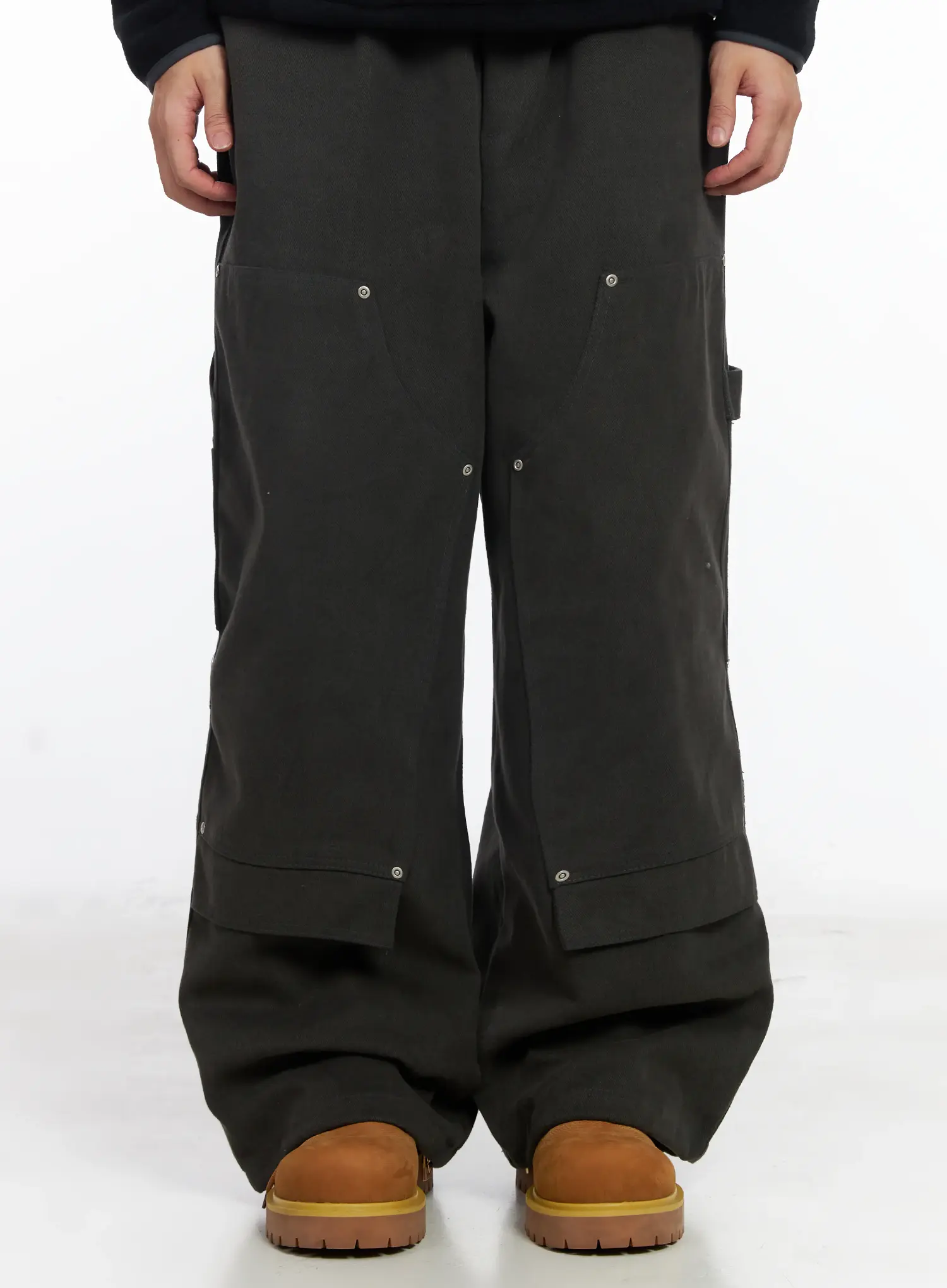 Men's Wide Cotton Carpenter Pants IJ521