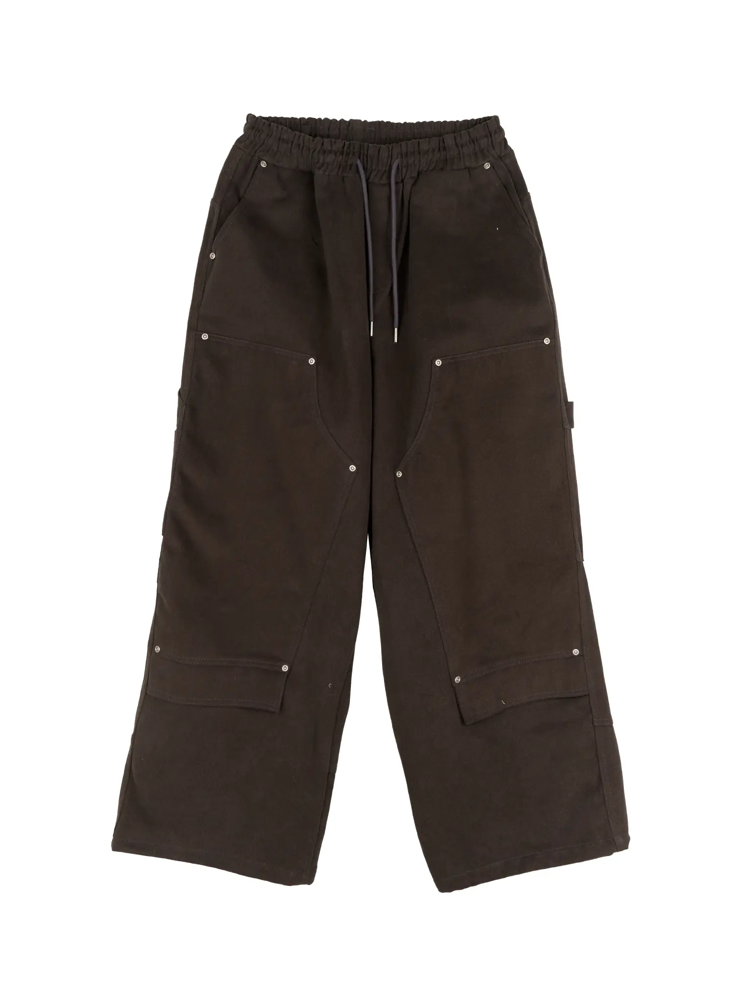 Men's Wide Cotton Carpenter Pants IJ521 - Image 13