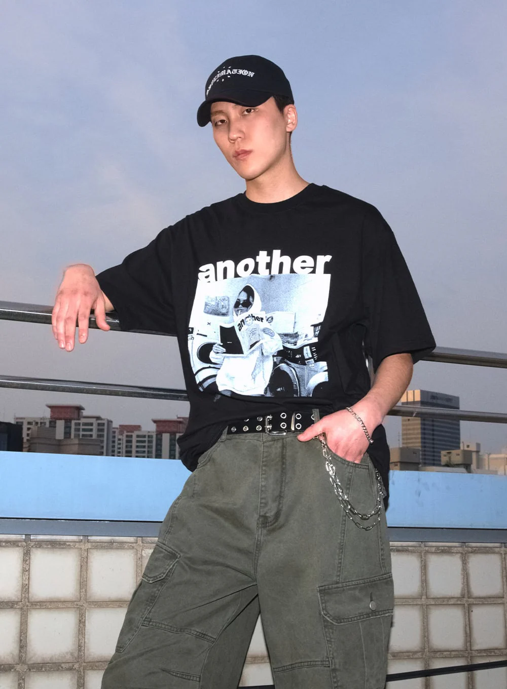 Men's Wide-Fit Cargo Pants IU512 - Image 19