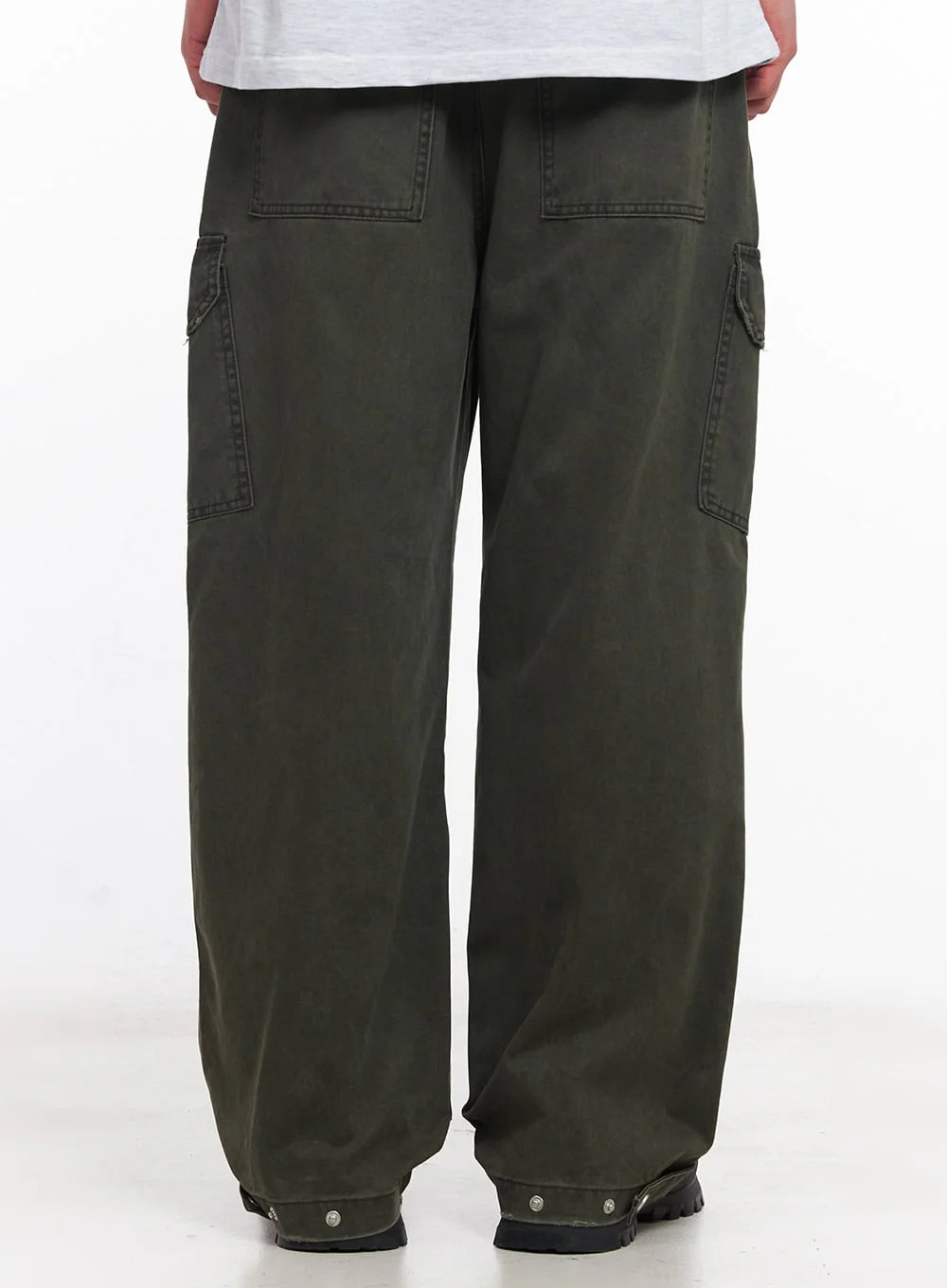 Men's Wide-Fit Cargo Pants IU512 - Image 9
