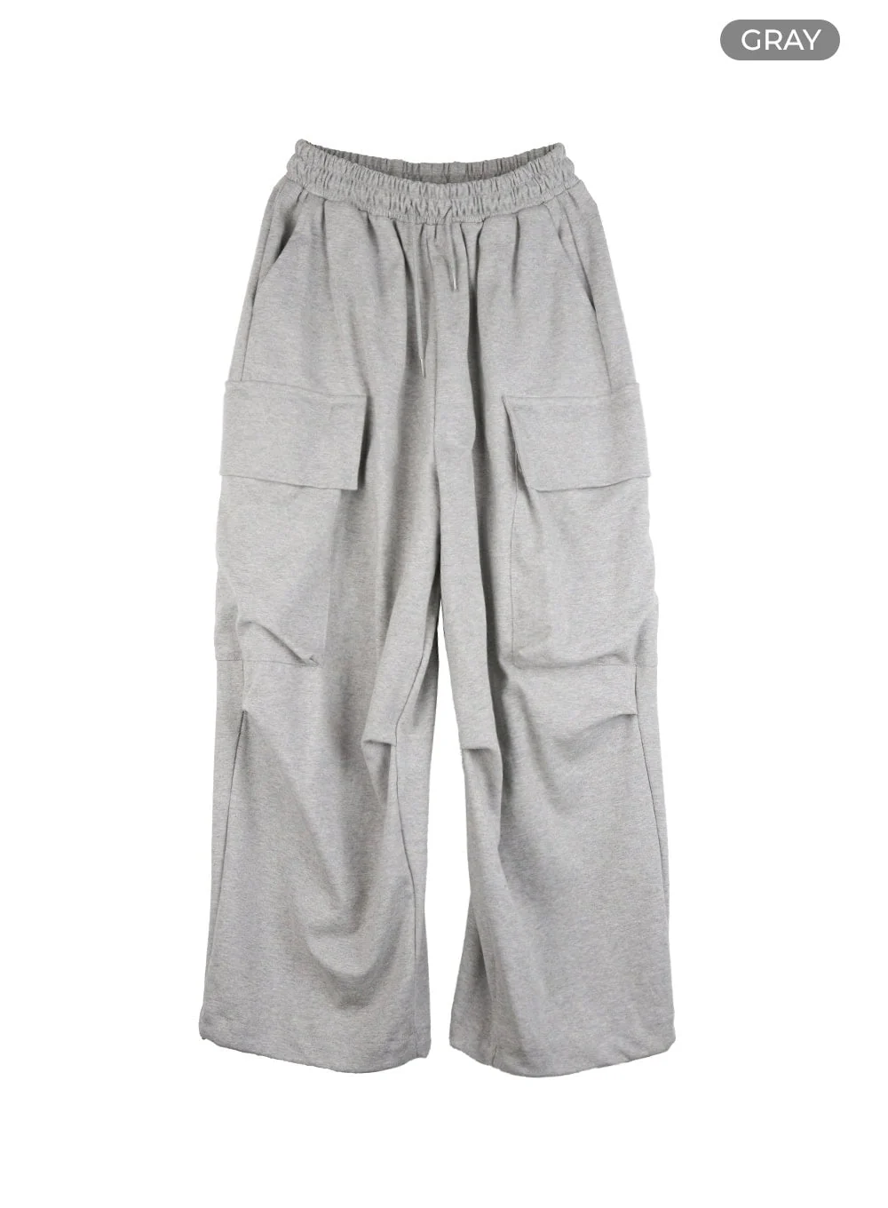 Men's Wide Fit Cargo Pocket Sweatpants IS419 - Image 12