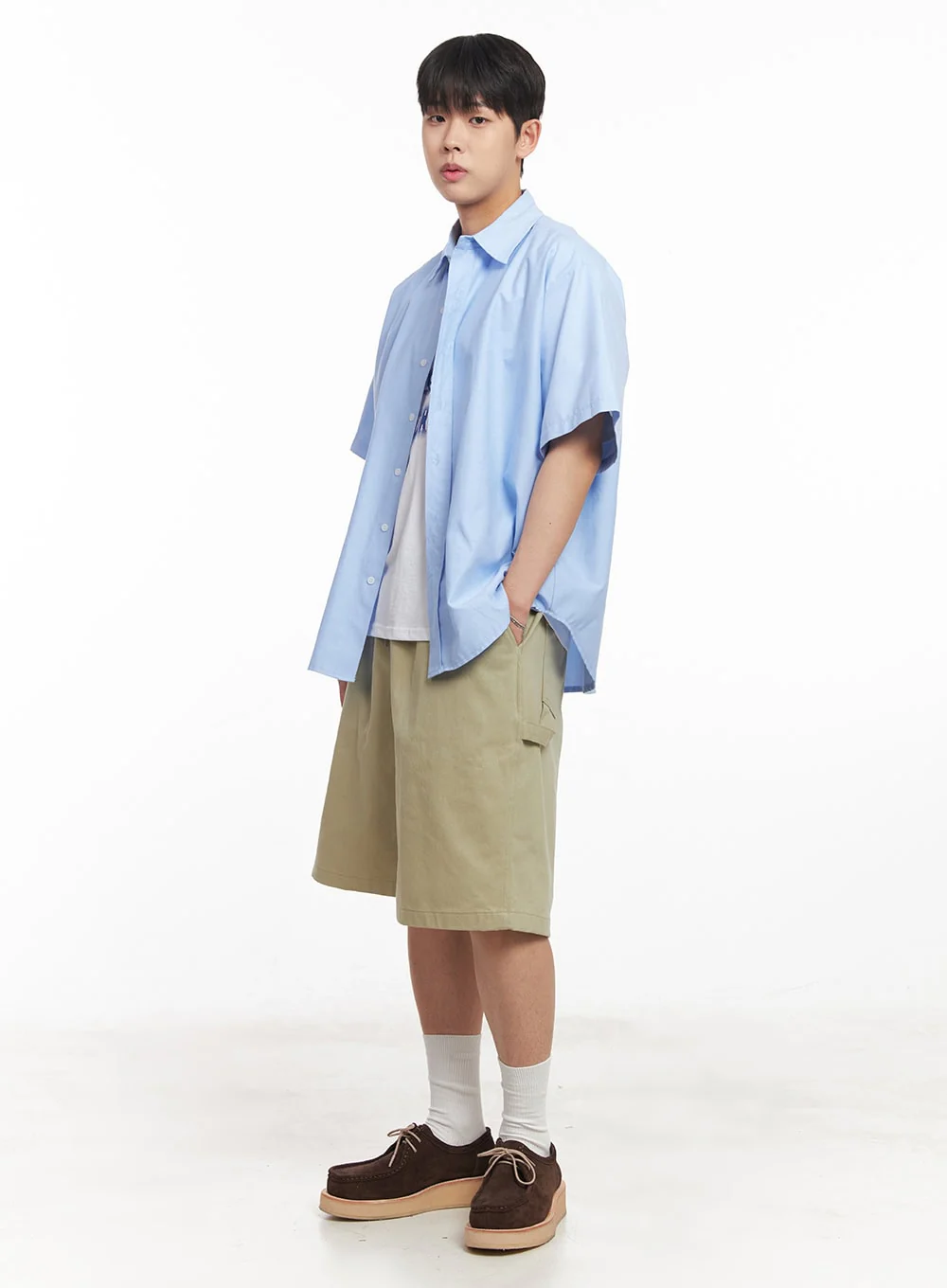 Men's Wide-Fit Carpenter Shorts IA529