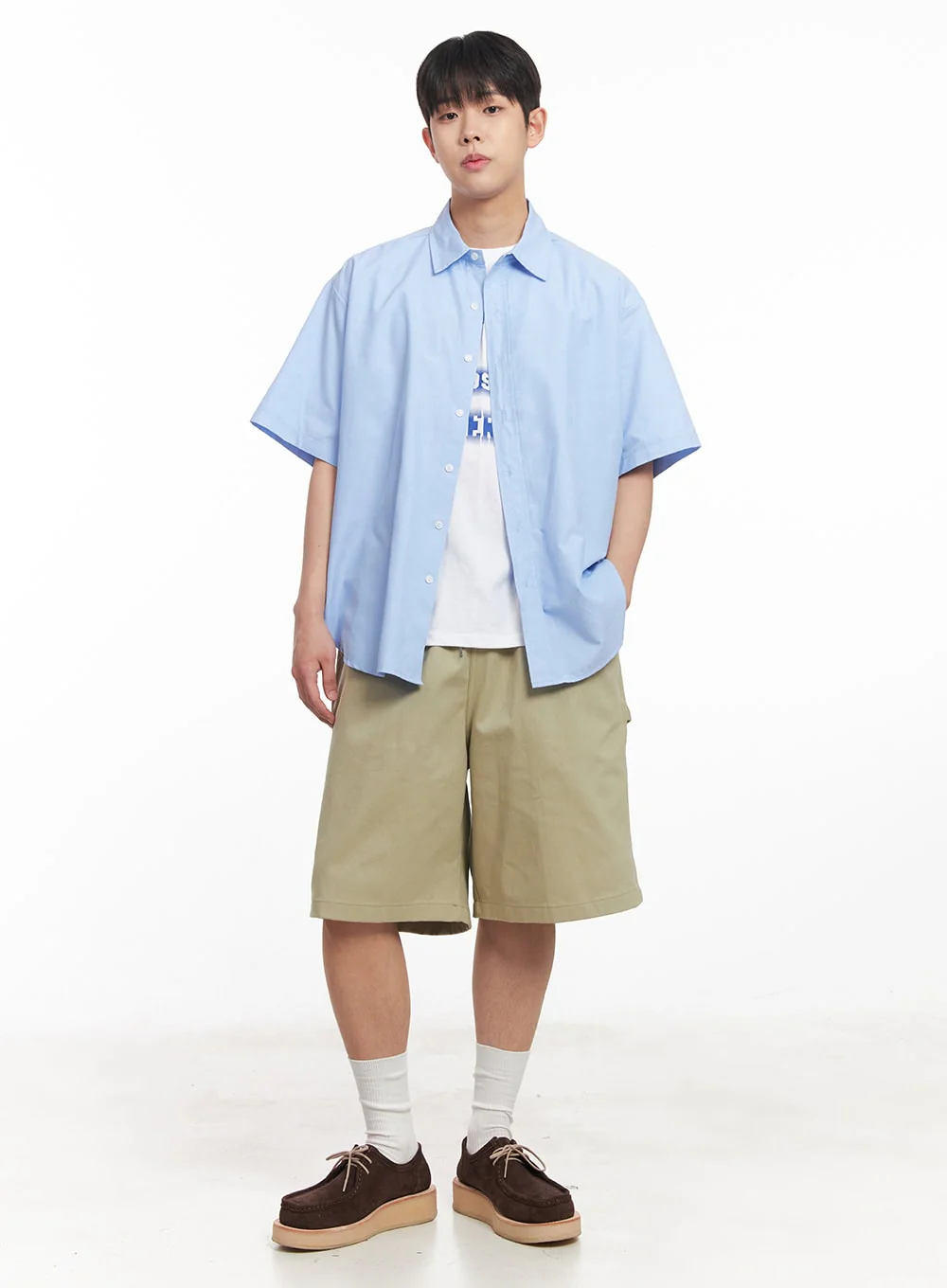 Men's Wide-Fit Carpenter Shorts IA529 - Image 12