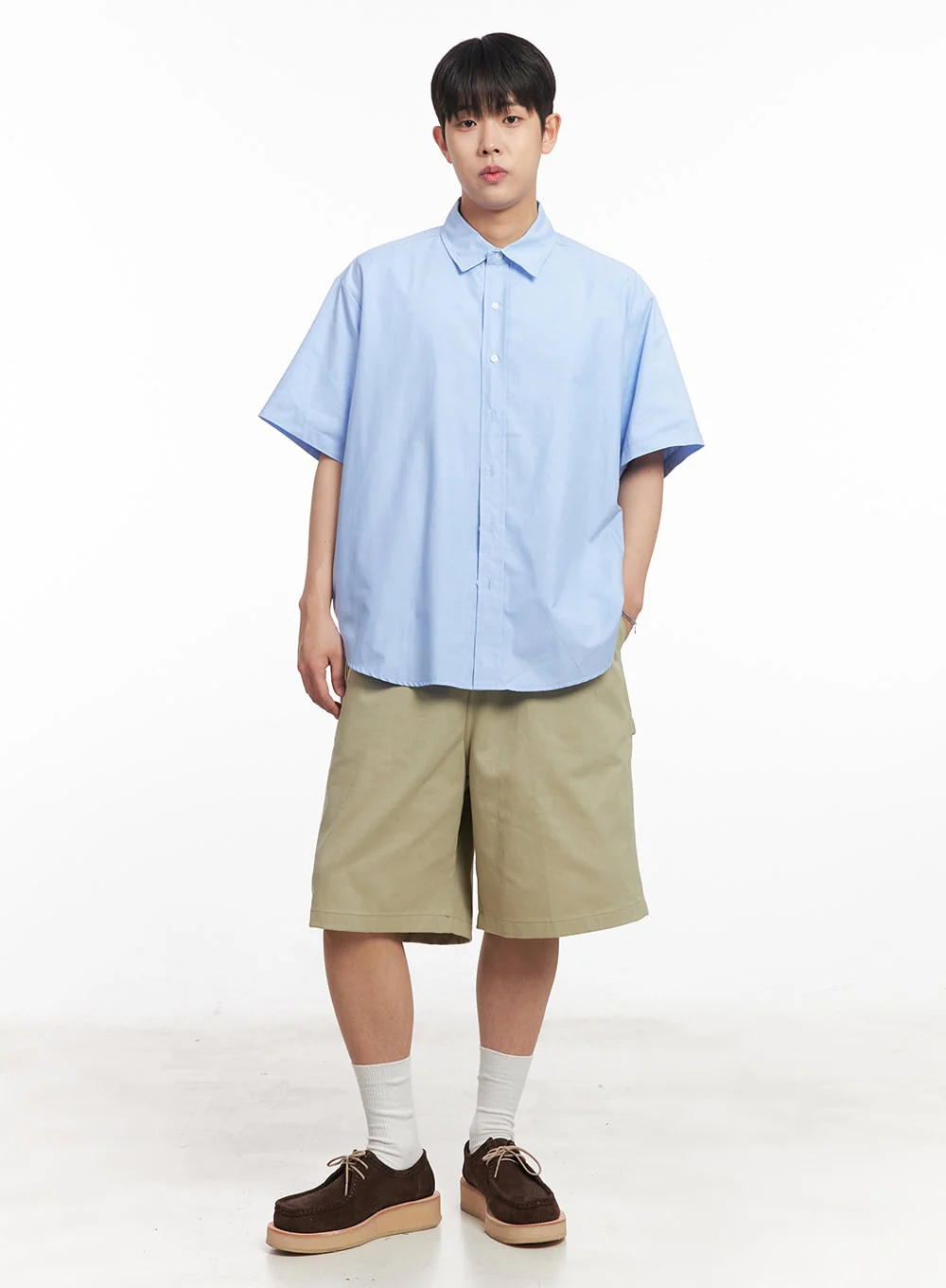 Men's Wide-Fit Carpenter Shorts IA529 - Image 13