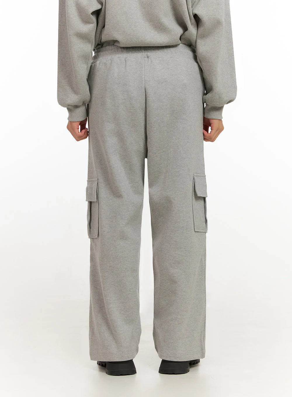 Men's Wide Fit Cotton Sweatpants ID413 - Image 5