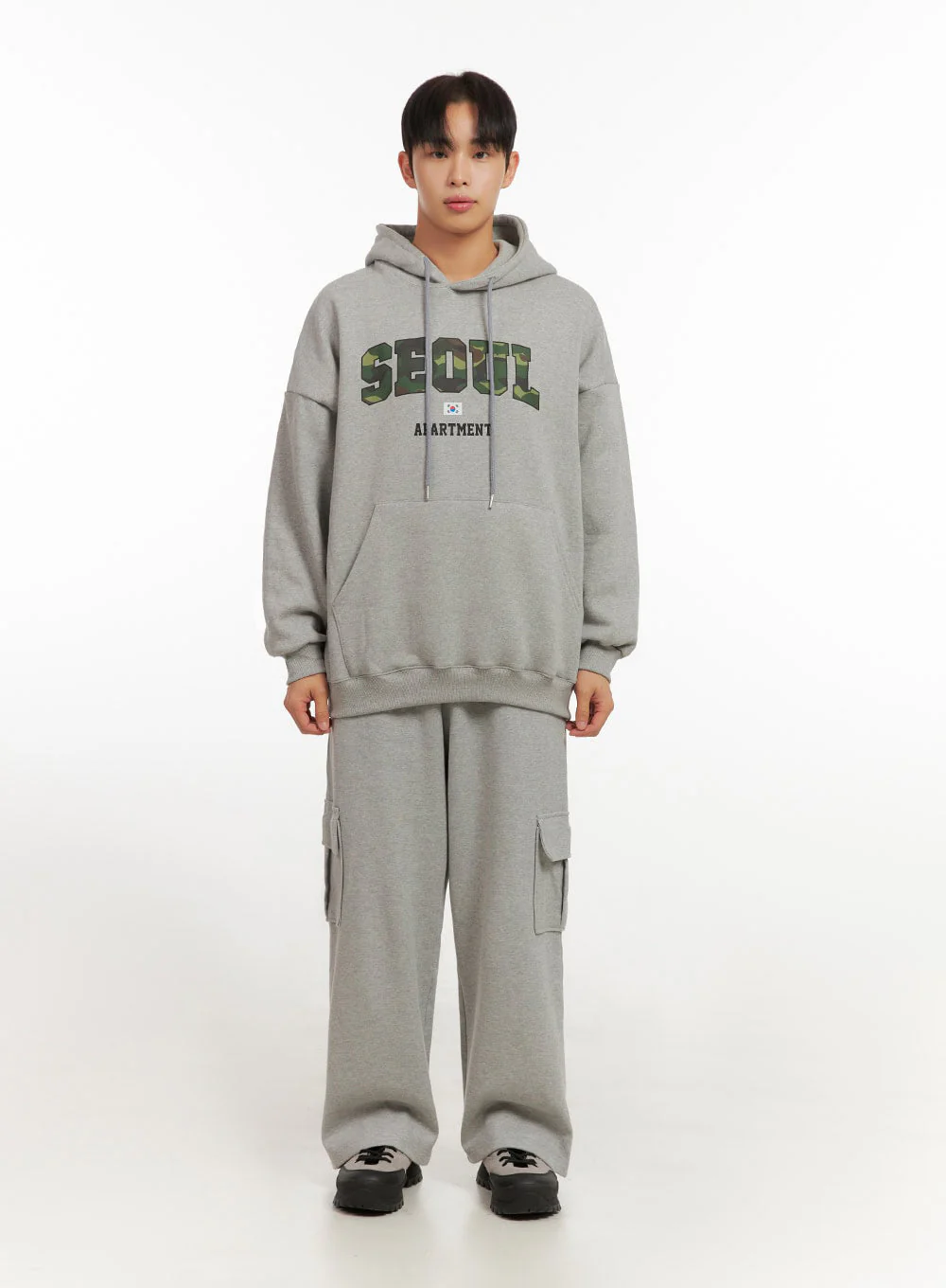 Men's Wide Fit Cotton Sweatpants ID413 - Image 6