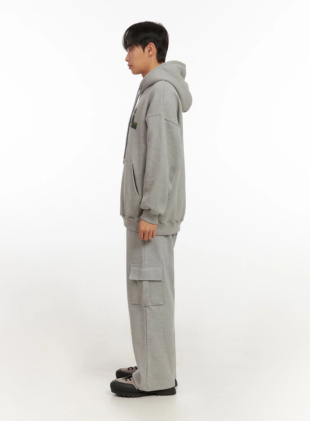 Men's Wide Fit Cotton Sweatpants ID413 - Image 7