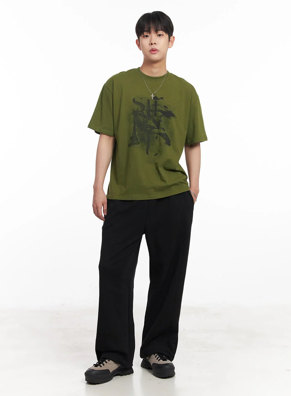 Men's Wide-Fit Sweatpants IA529 - Image 12