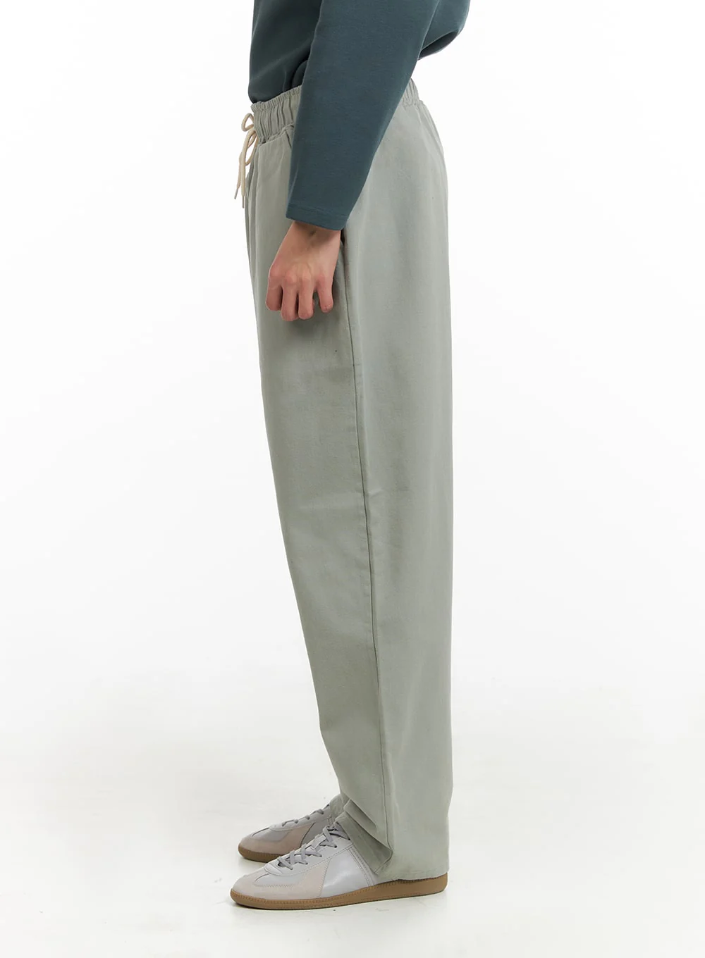 Men's Wide Leg Cotton Pants IA402 - Image 5