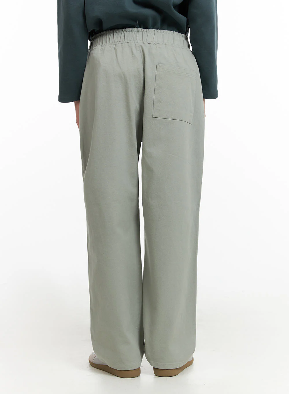 Men's Wide Leg Cotton Pants IA402 - Image 6