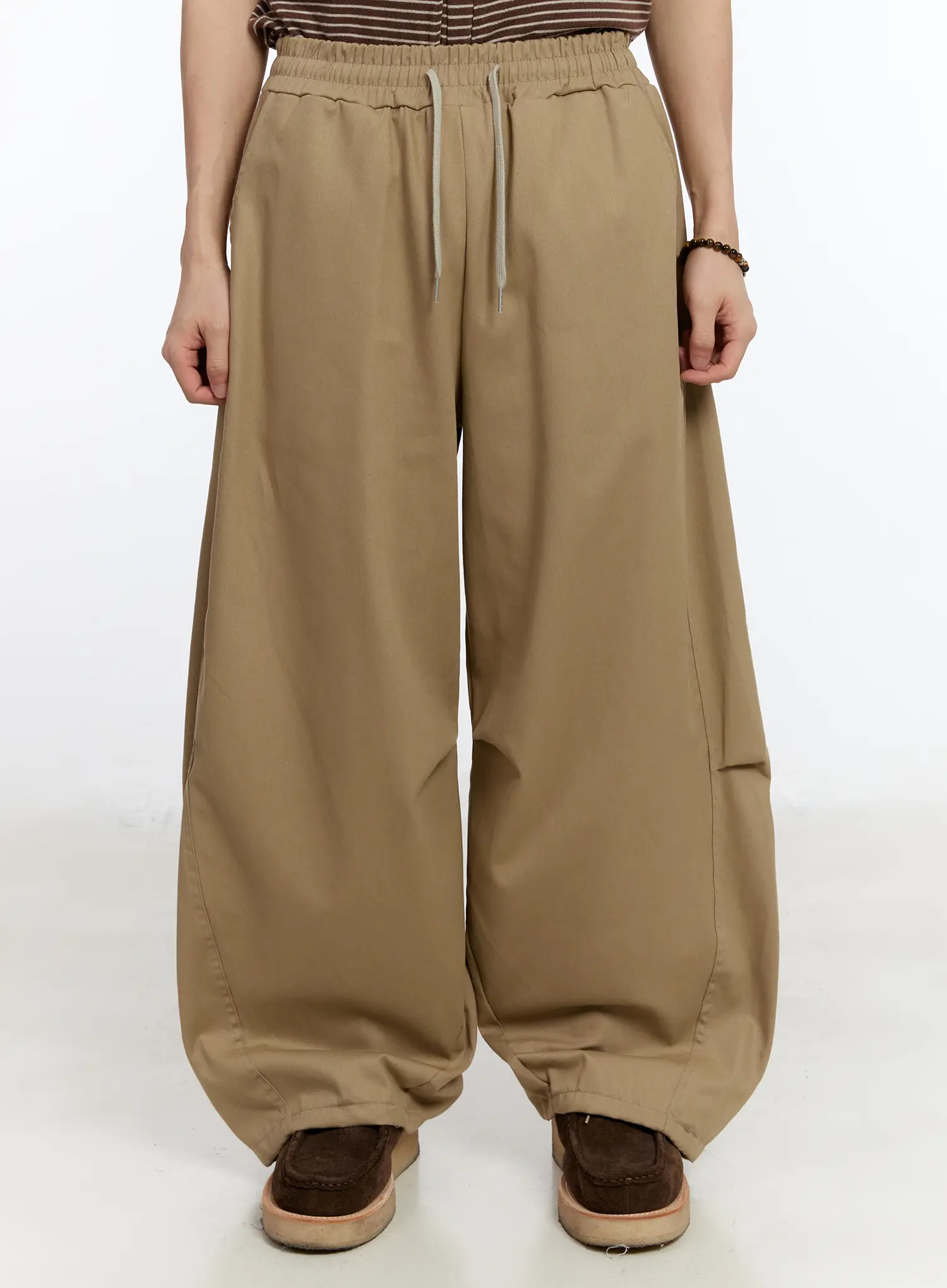 Men's Wide Leg Cotton Pants IA507