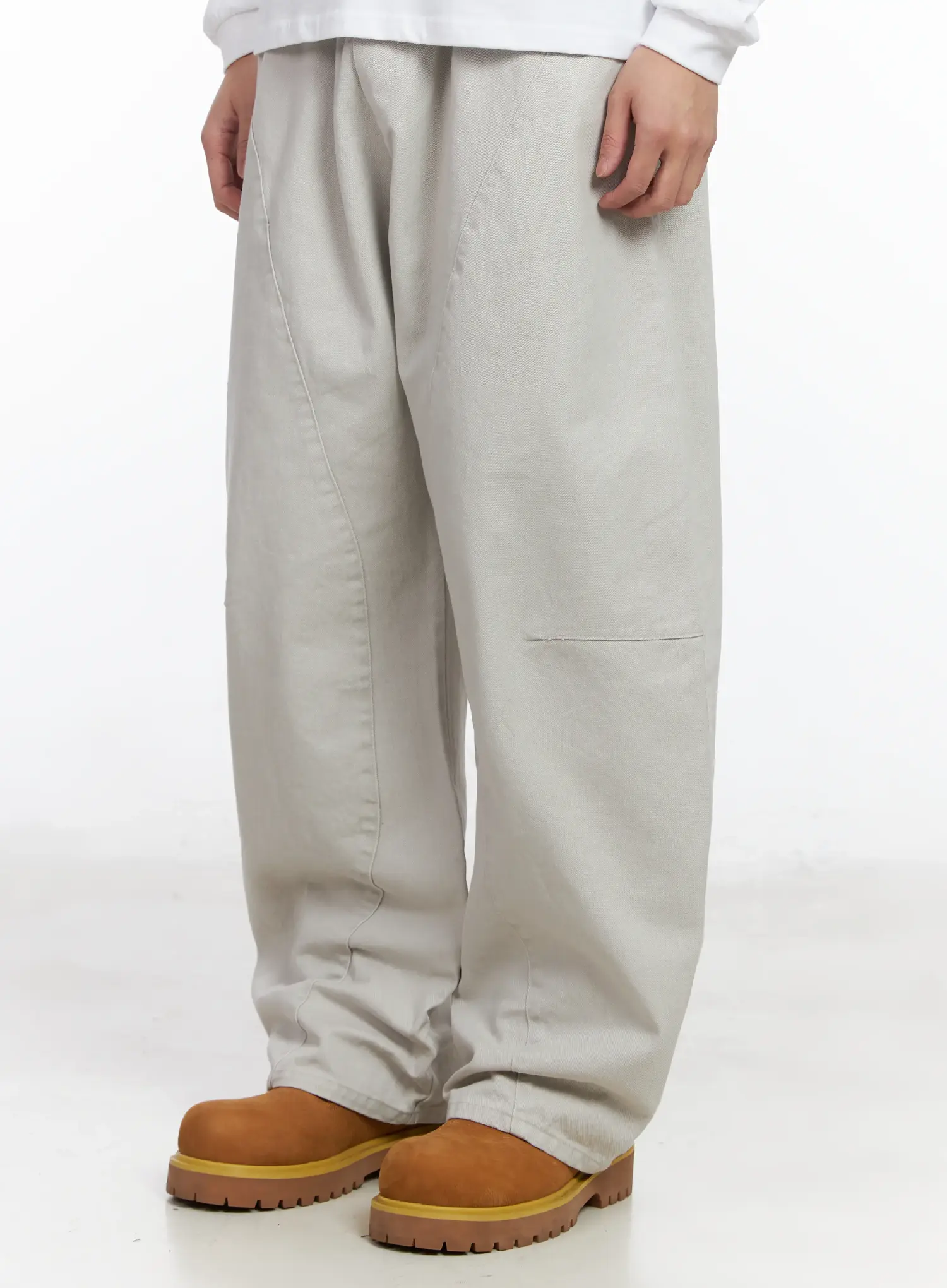 Men's Wide Leg Cotton Sweatpants IM523 - Image 6