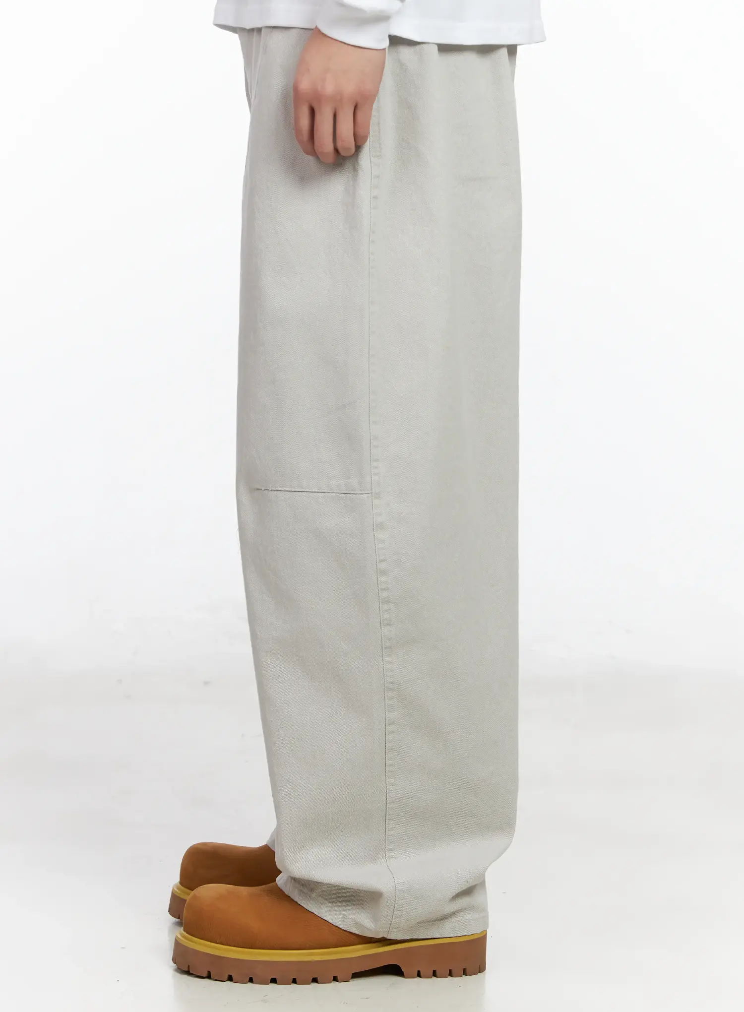 Men's Wide Leg Cotton Sweatpants IM523 - Image 7