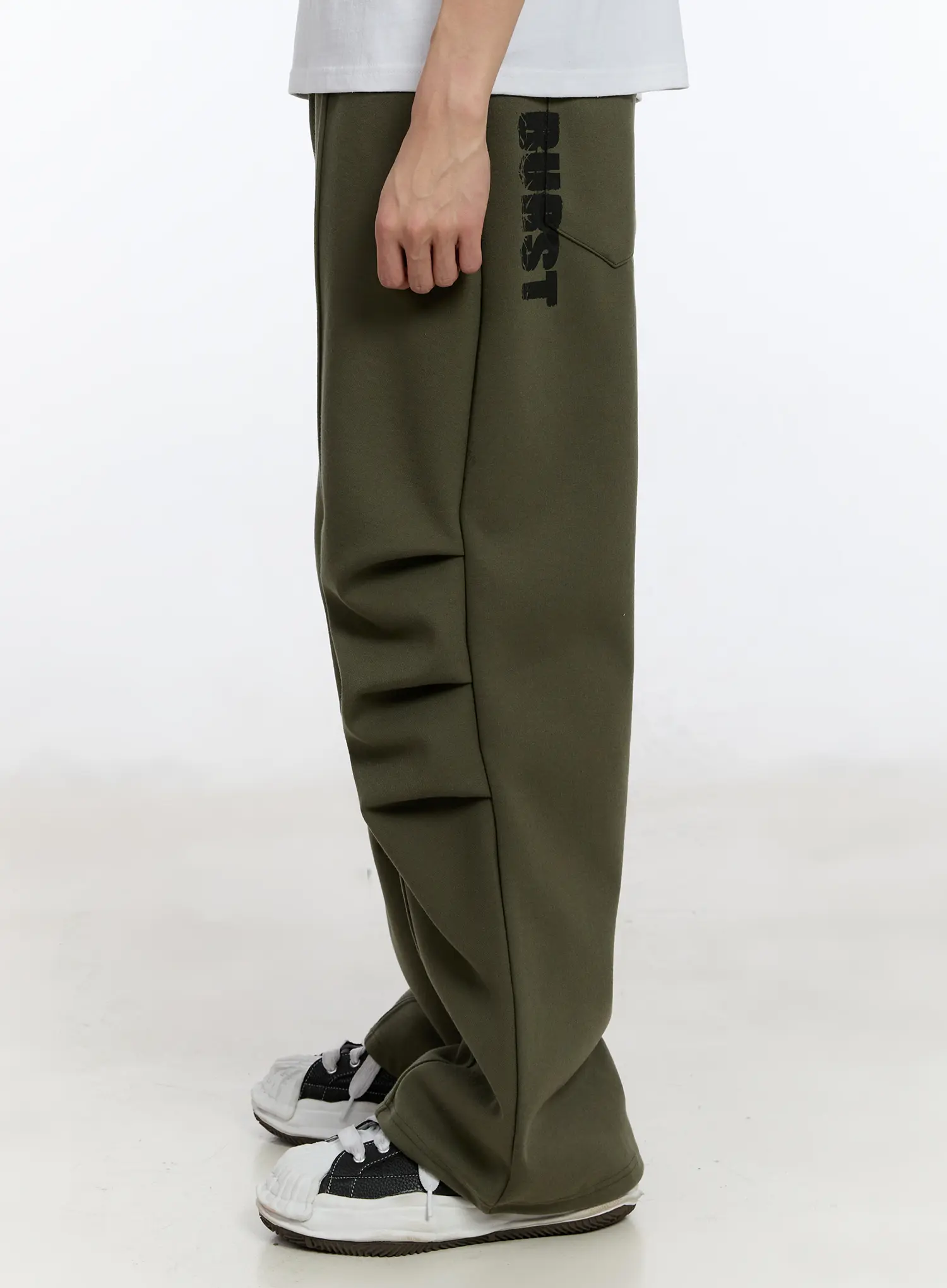 Men's Wide Leg Graphic Training Pants IA507 - Image 7
