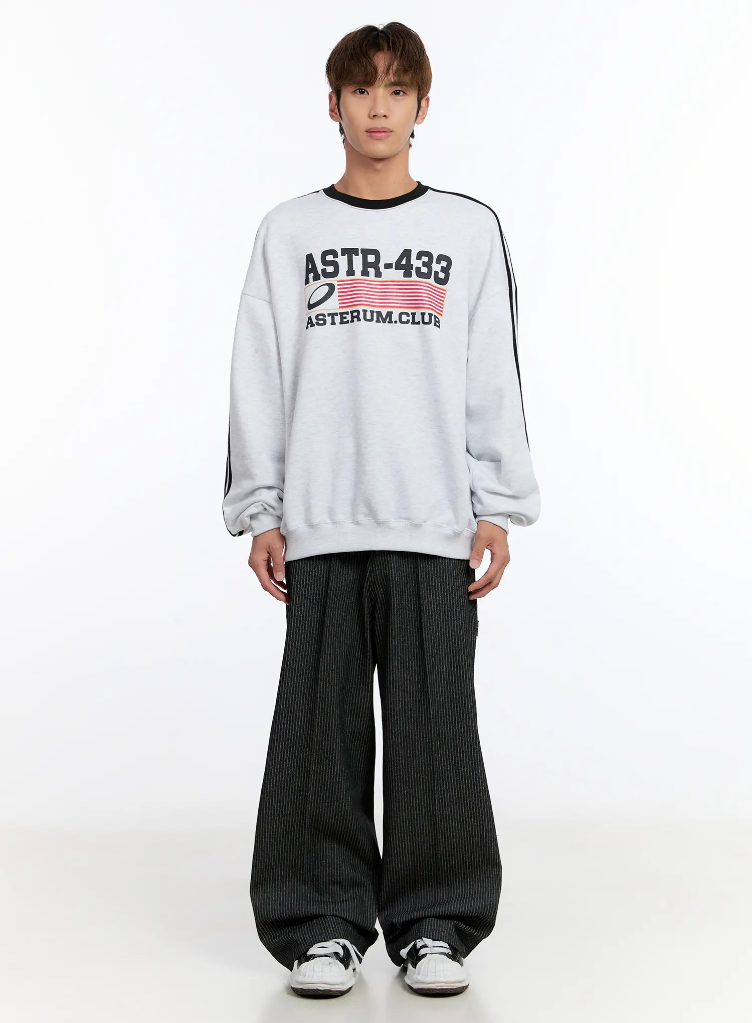 Men's Wide Leg Jeans IN524 - Image 3