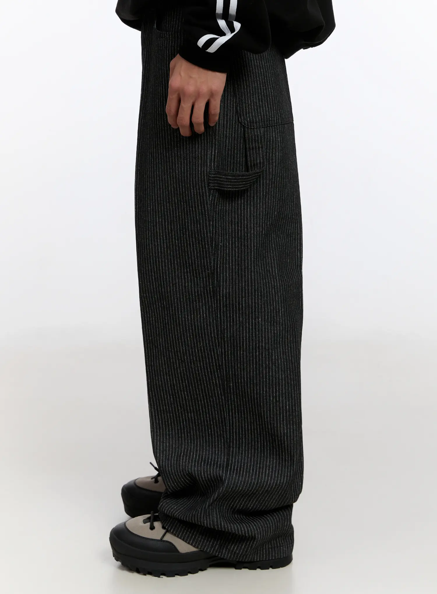 Men's Wide Leg Jeans IN524 - Image 6