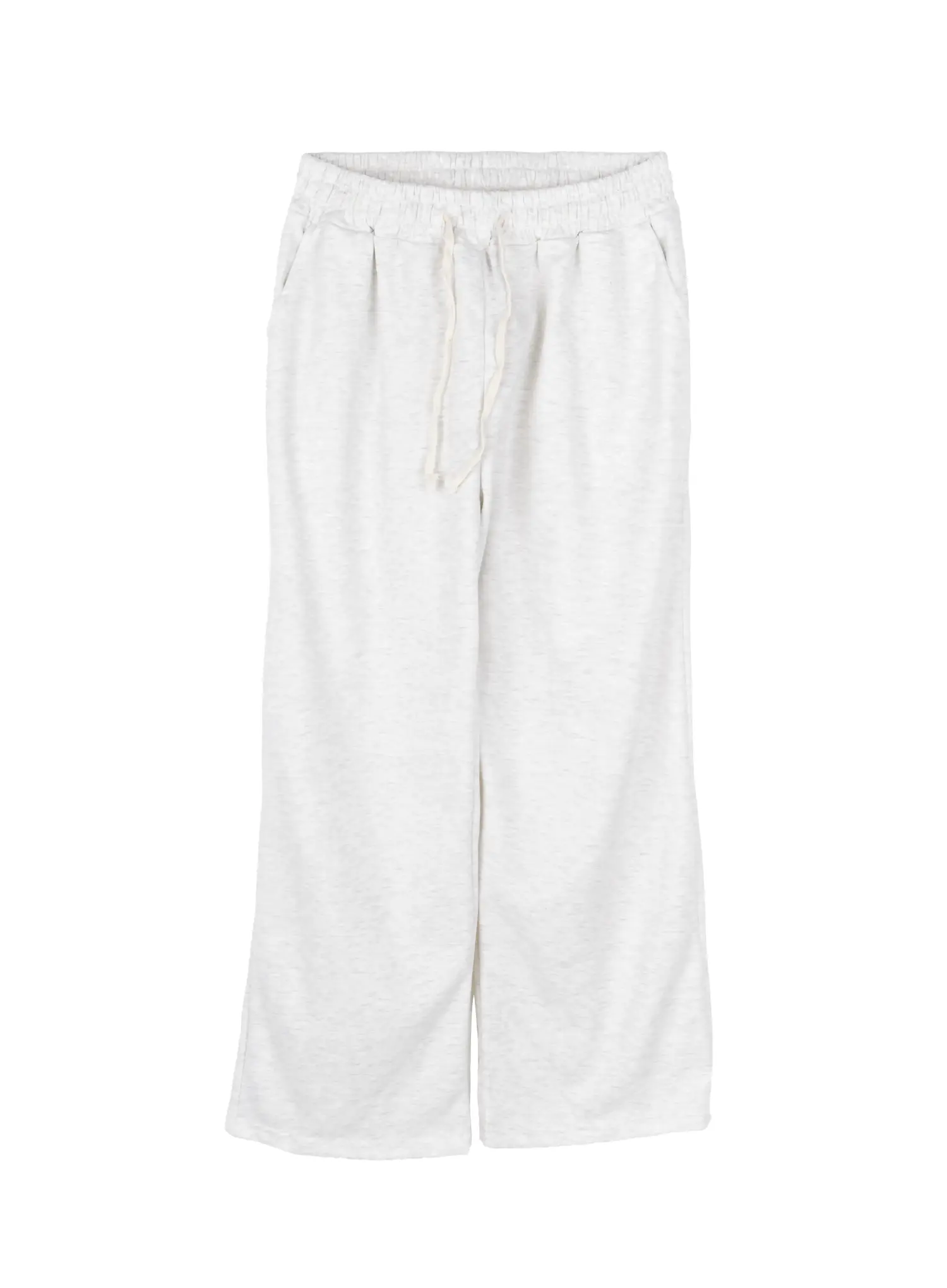 Men's Wide Leg Sweatpants (Light Beige) IY506 - Image 5