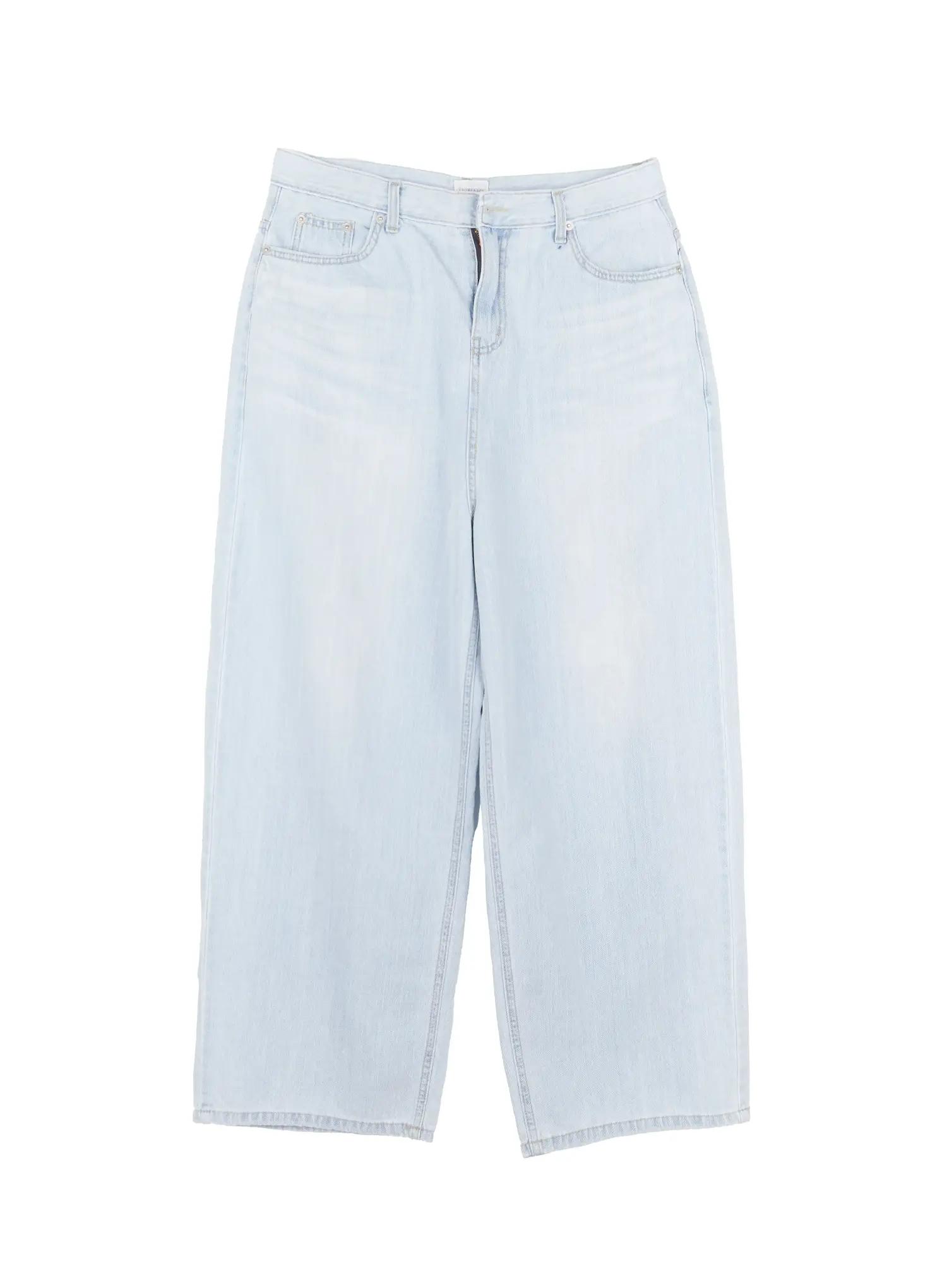 Men's Wide-Leg Washed Jeans IL516 - Image 15