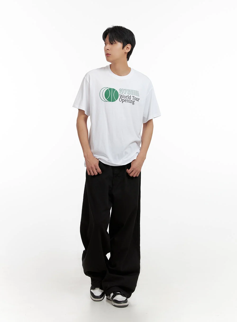 Men's Wide Pants IL403 - Image 3