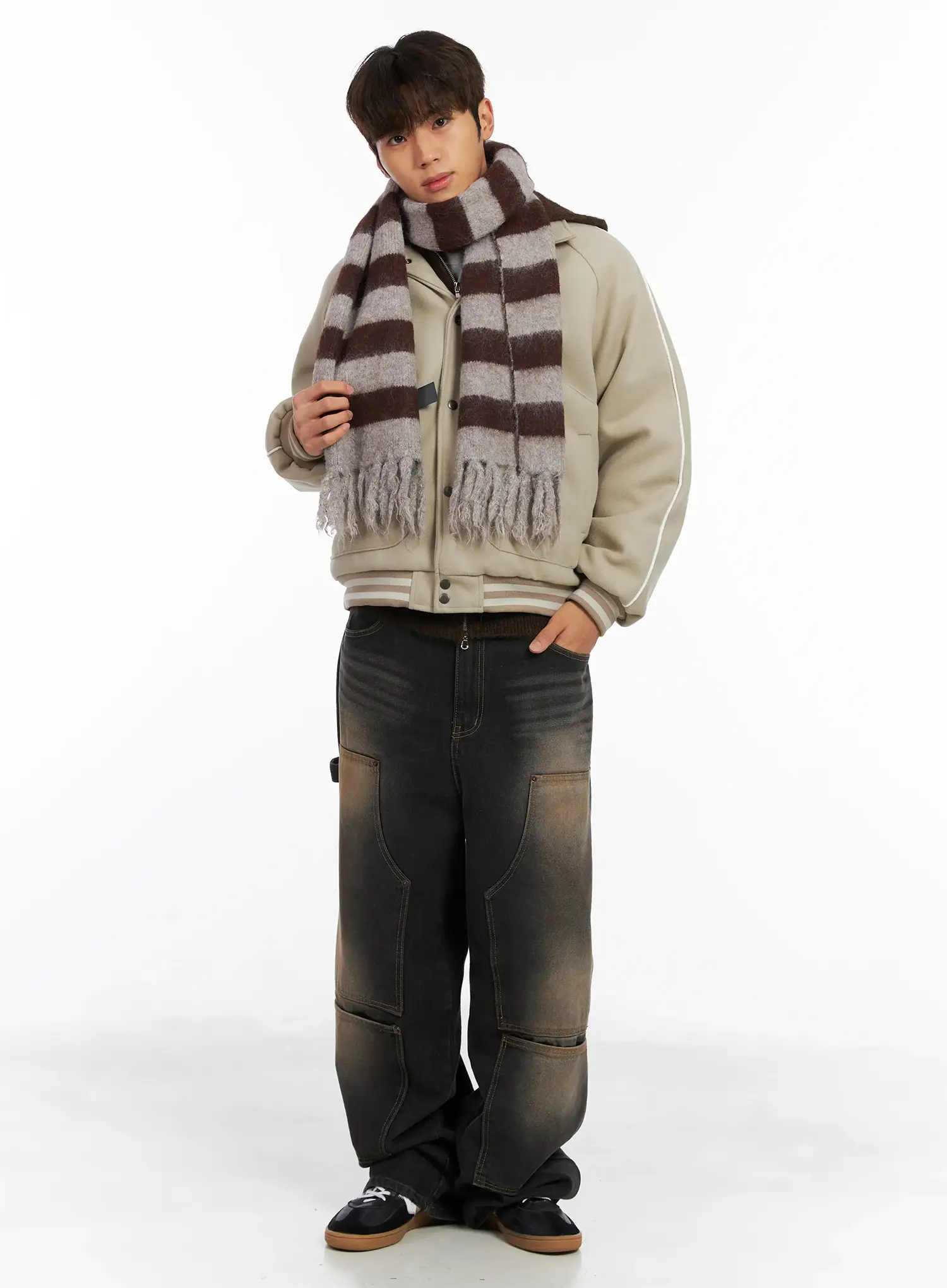 Men's Wide Utility Pocket Jeans ID511 - Image 10